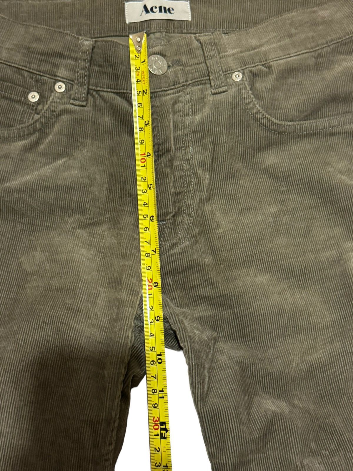 Acne Studios × Designer ACNE STUDIOS VELVET ACE CORD BEIGE CORDUROY PANTS 30/32 Size US 30 / EU 46 - 8 Thumbnail