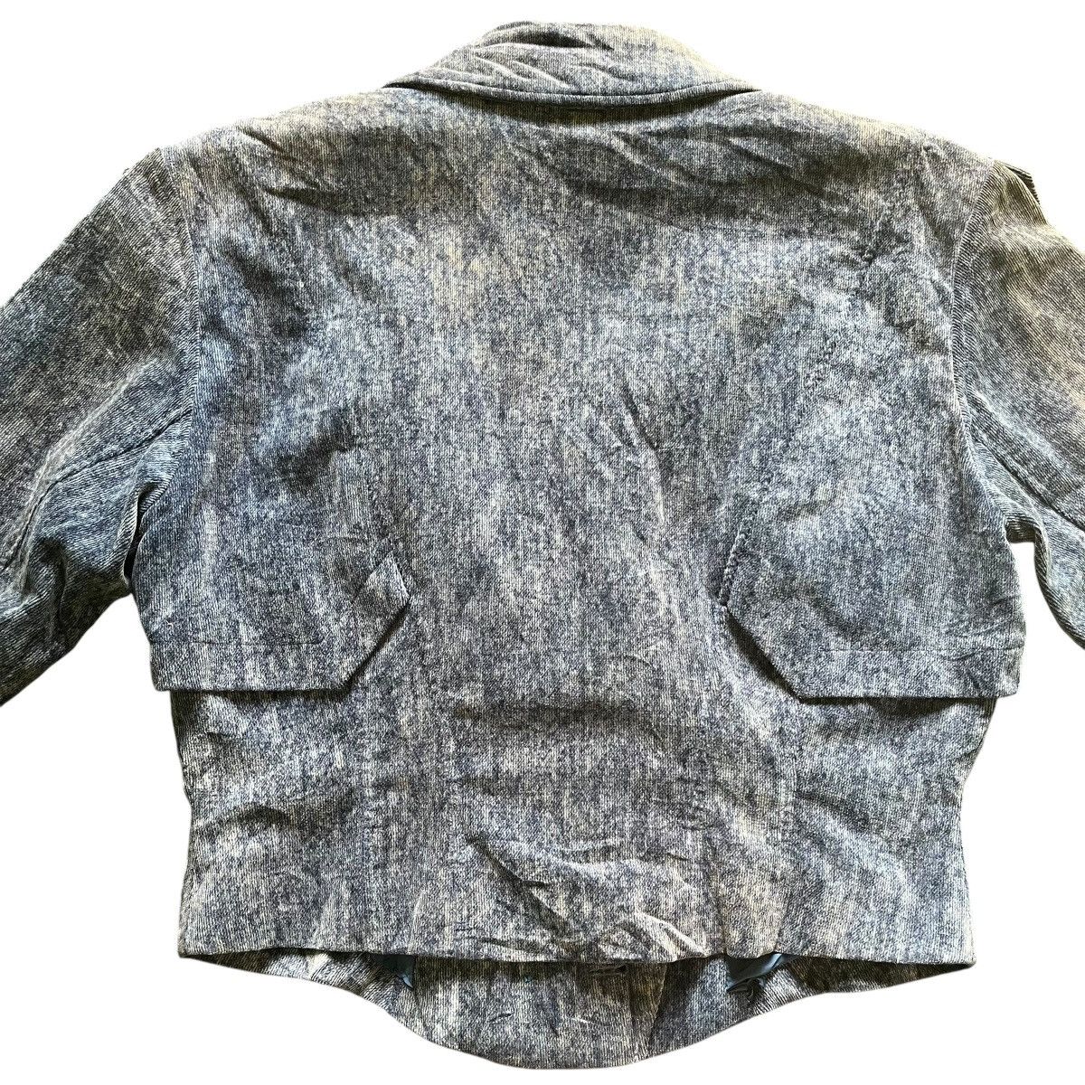 If Six Was Nine JAPANESE BRAND MUD BLUE WASH CROP TOP JACKET Size M / US 6-8 / IT 42-44 - 10 Thumbnail