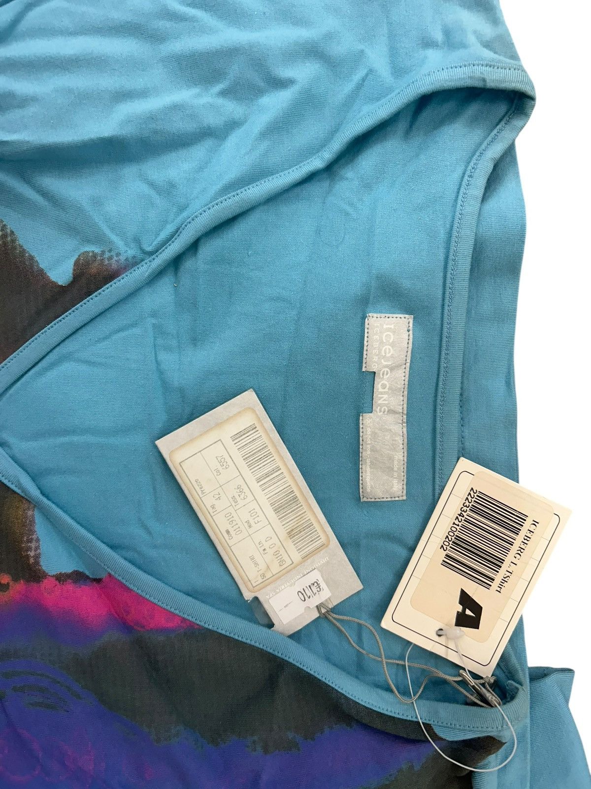Iceberg Iceberg Ice Jeans Women’s Blue Long Sleeve T-Shirt Size 42 Size M / US 6-8 / IT 42-44 - 5 Thumbnail