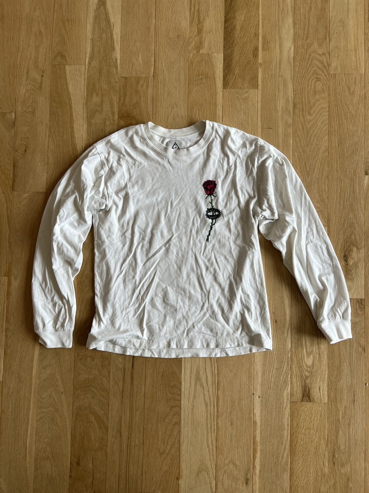 UNIF White UNIF spiked rose long sleeve shirt Size S / US 4 / IT 40 - 2 Thumbnail