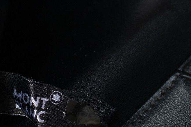 Montblanc Montblanc, black leather wallet Size ONE SIZE - 4 Thumbnail