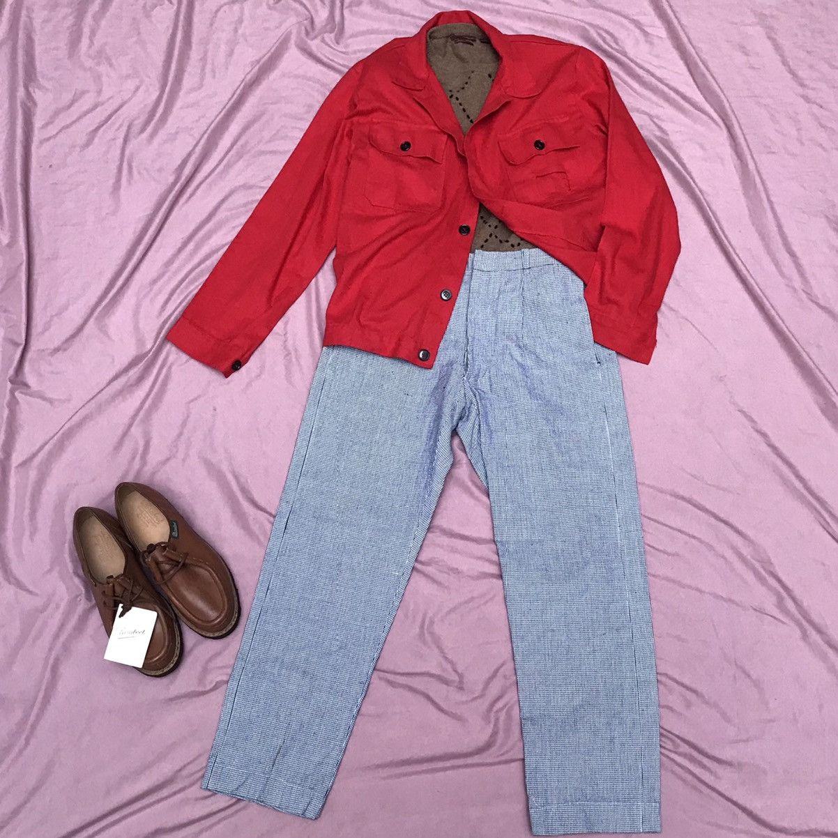 Pirelli PIRELLI PURE COTTON CANEVAS RED CHORE JACKET Size US S / EU 44-46 / 1 - 2 Thumbnail