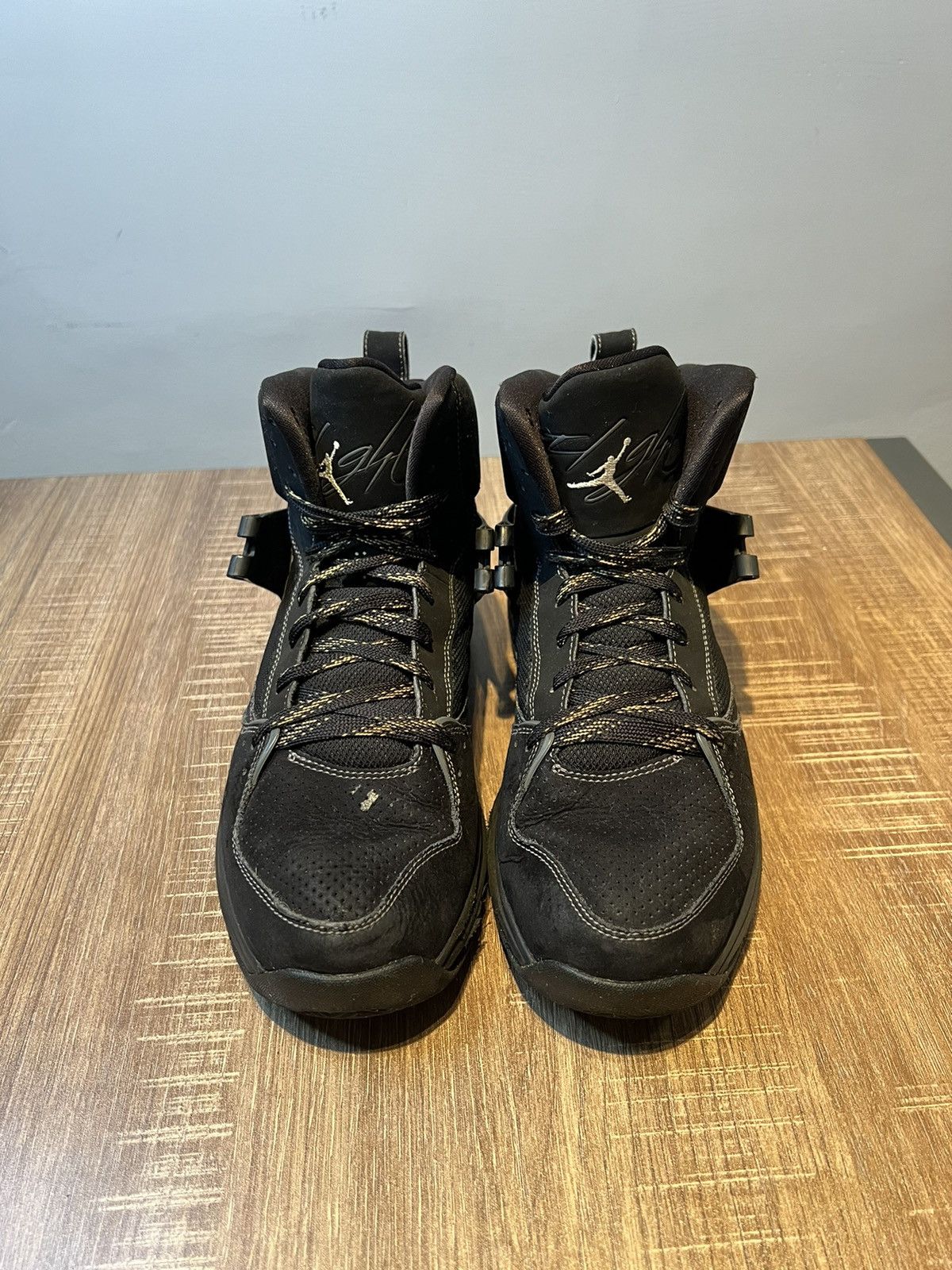 Jordan Brand Jordan Sample Flight 45 High Max Basketball Black Size 9 Size US 9 / EU 42 - 3 Thumbnail