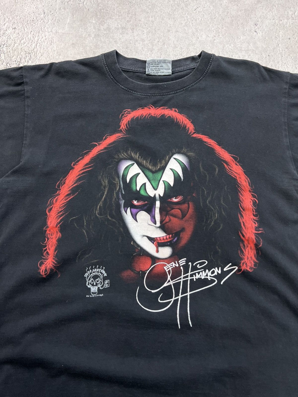 Band Tees × Vintage Vintage SINGLE STITCH Kiss Shirt Band Rare Tee Size US L / EU 52-54 / 3 - 5 Thumbnail