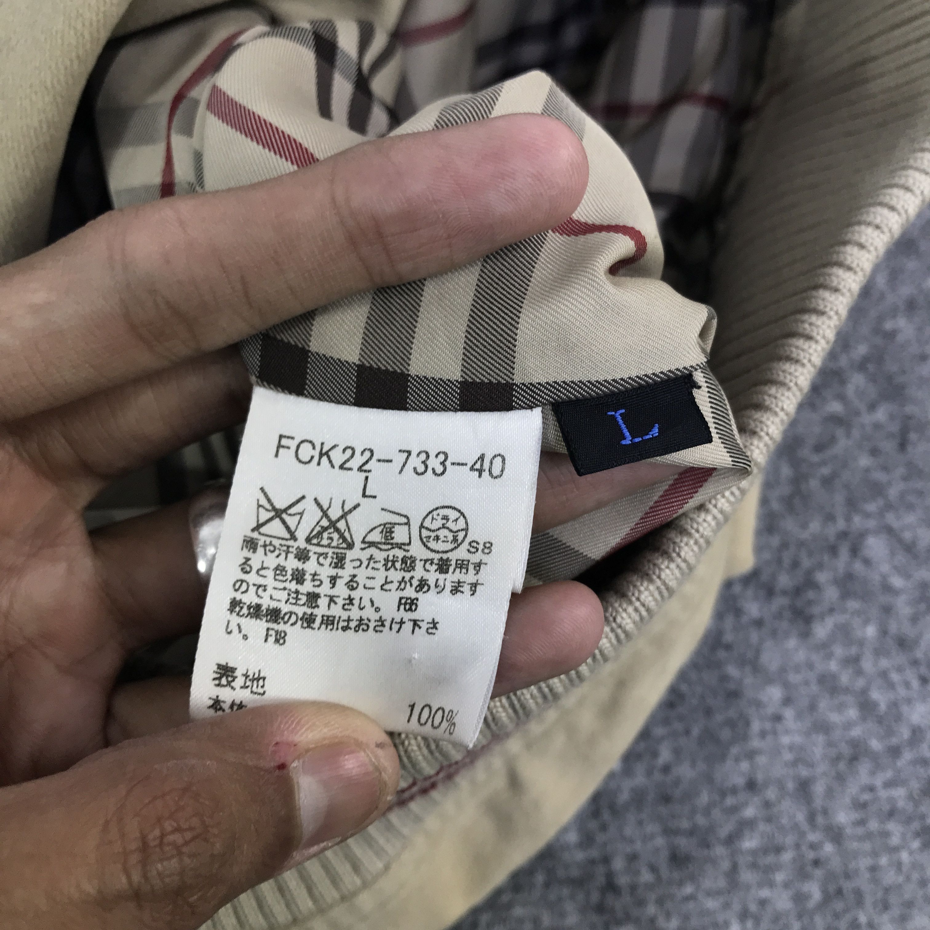 Burberry burberry blue label faded jacket K115B16 Size US L / EU 52-54 / 3 - 12 Thumbnail
