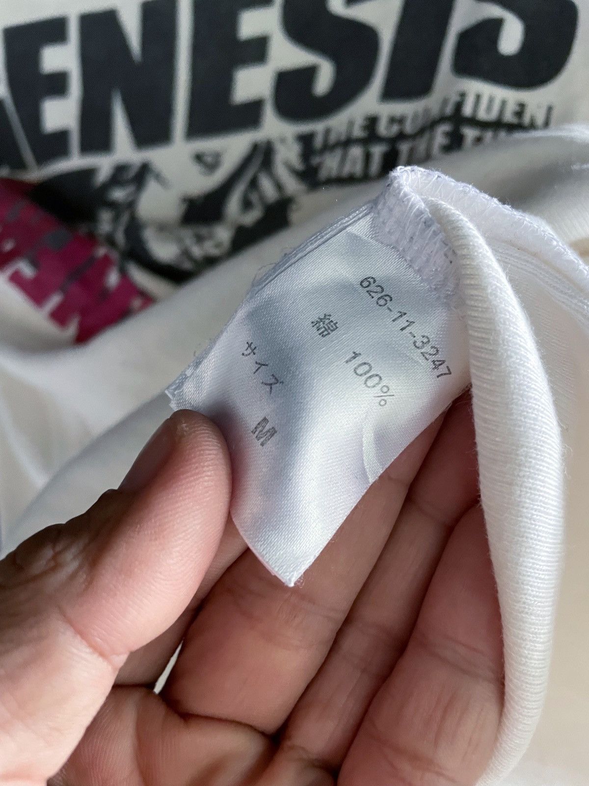 20471120 LUSTER MINERVA SAYING C.O.L.Z.A LONG SLEEVE Size US S / EU 44-46 / 1 - 8 Thumbnail
