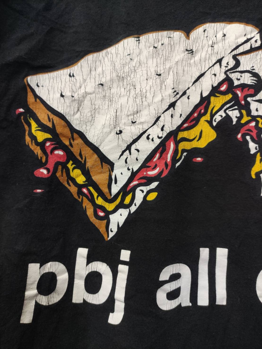 Enjoi Vtg 00's Enjoi Skateboard " Pbj All Day " T-Shirt Size US M / EU 48-50 / 2 - 3 Thumbnail