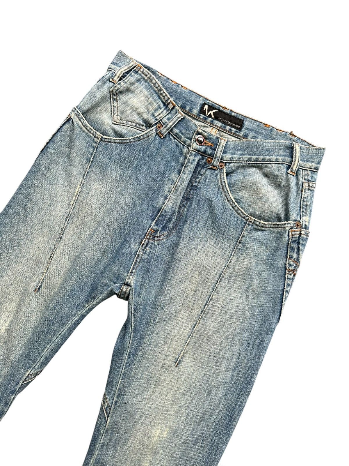 Andrew Mackenzie 00's archive Andrew Mackenzie hybrid distressed denim Size US 31 - 6 Thumbnail