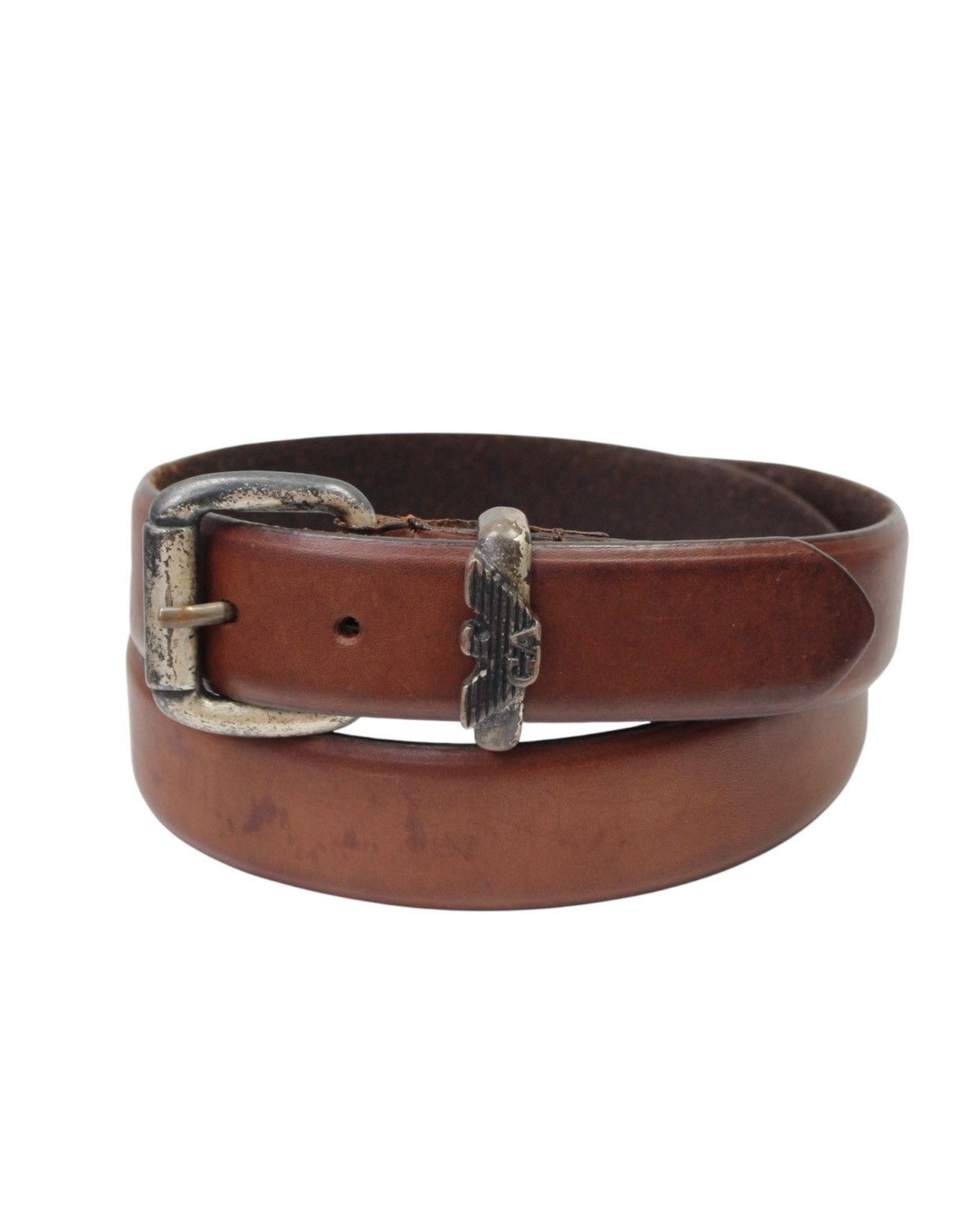 Giorgio Armani 2000s ARMANI JEANS LEATHER BELT Size ONE SIZE - 3 Thumbnail