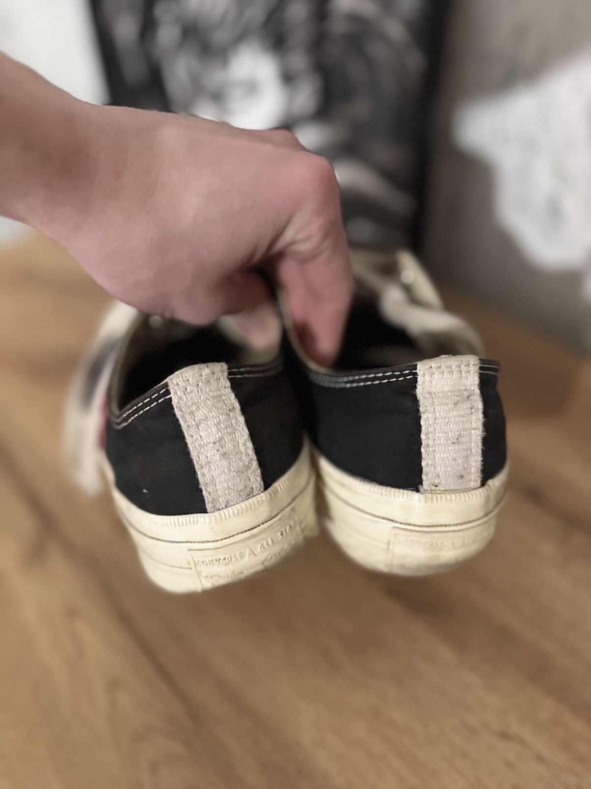 Comme des Garcons × Converse Converse PLAY Comme Des Garconc Canvas Chuck 70s Size US 7 / EU 40 - 14 Thumbnail