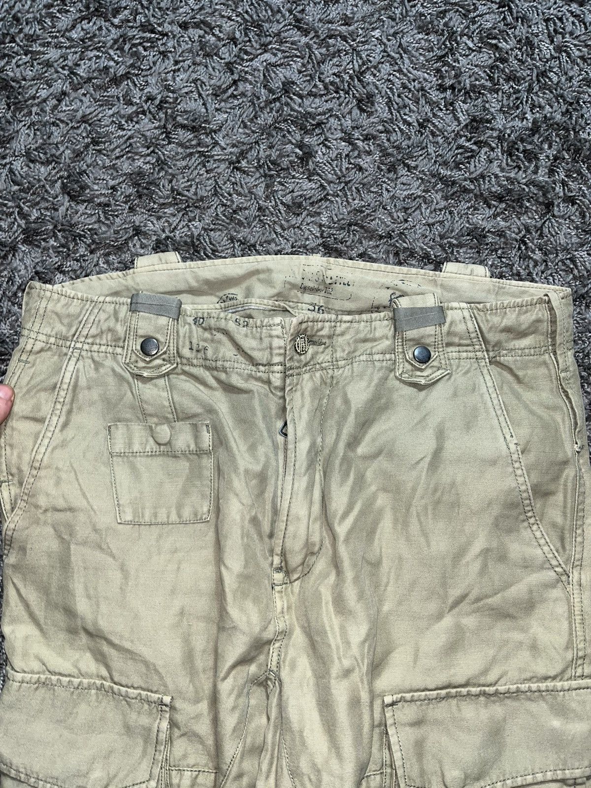 Diesel DIESEL CARGO MILITARY JPN Y2K STYLE PANTS Size US 34 / EU 50 - 5 Thumbnail