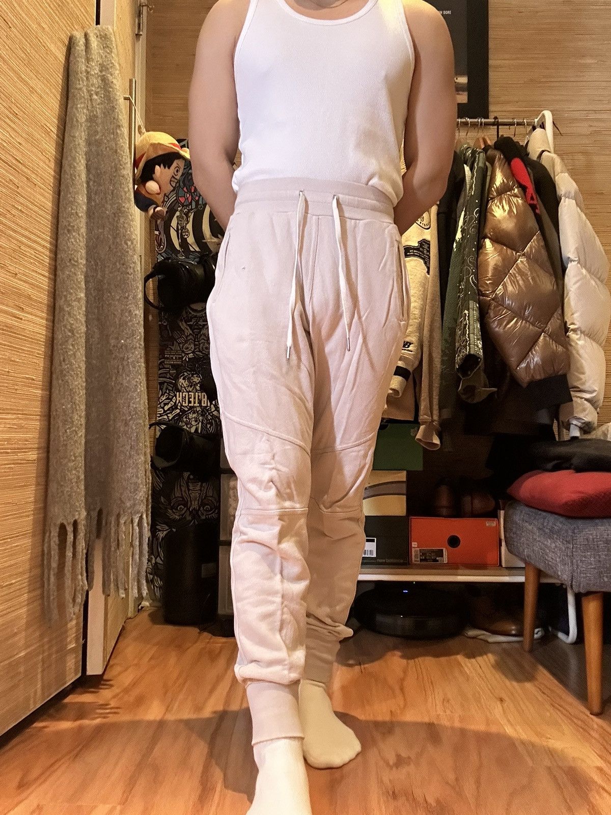 John Elliott John Elliott Cream Sweatpants Size US 30 / EU 46 - 1 Thumbnail