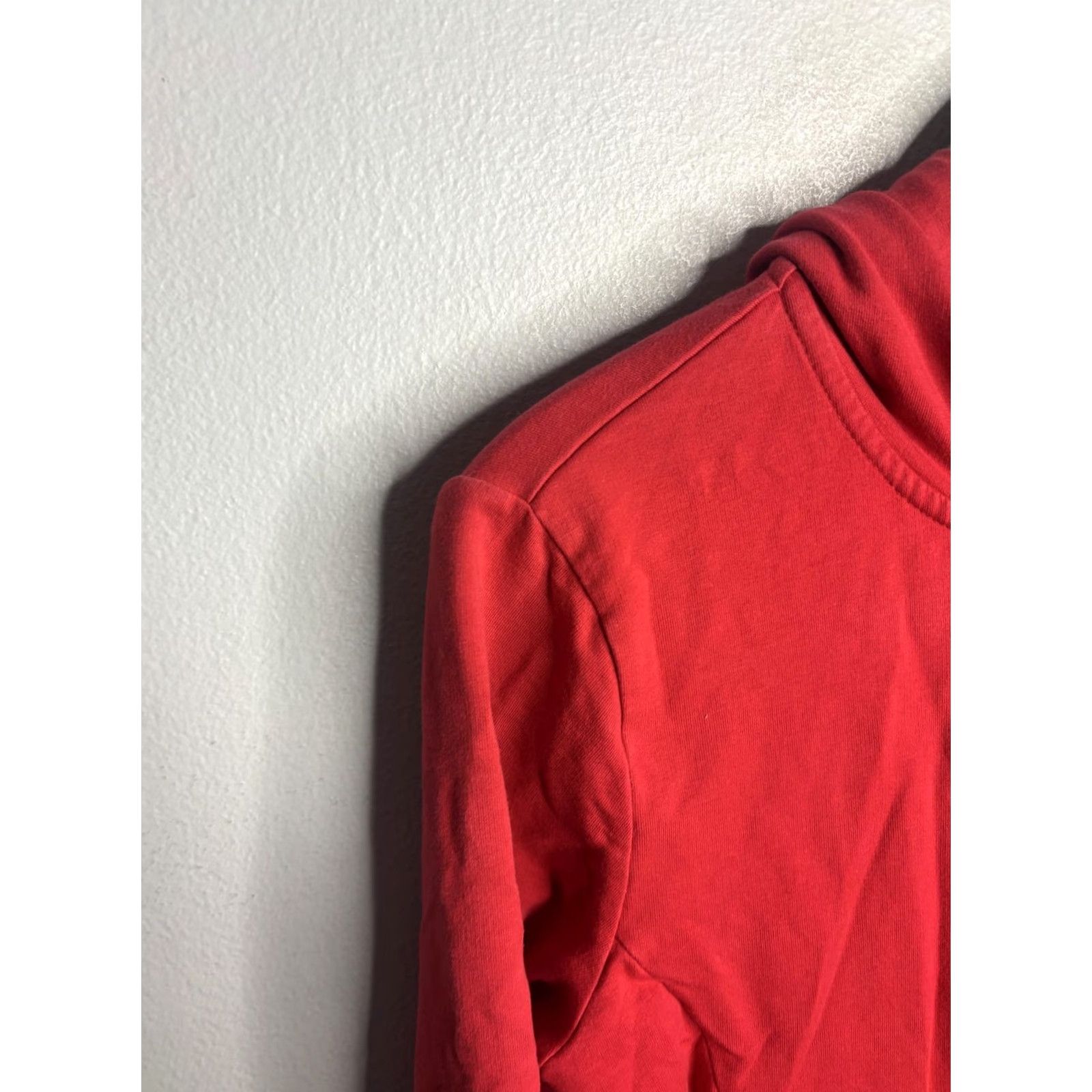 Emporio Armani EA7 Emporio Armani Hoodie Womens M Red Full Zip Rhinestone Logo Eagle Track Size M / US 6-8 / IT 42-44 - 2 Thumbnail