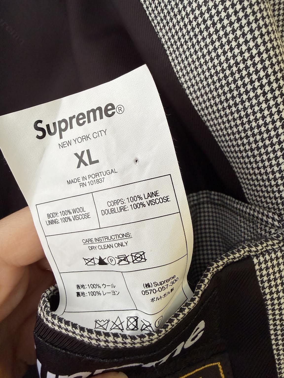 Supreme SUPREME Wool Suit Houndstooth Size 36R - 7 Thumbnail