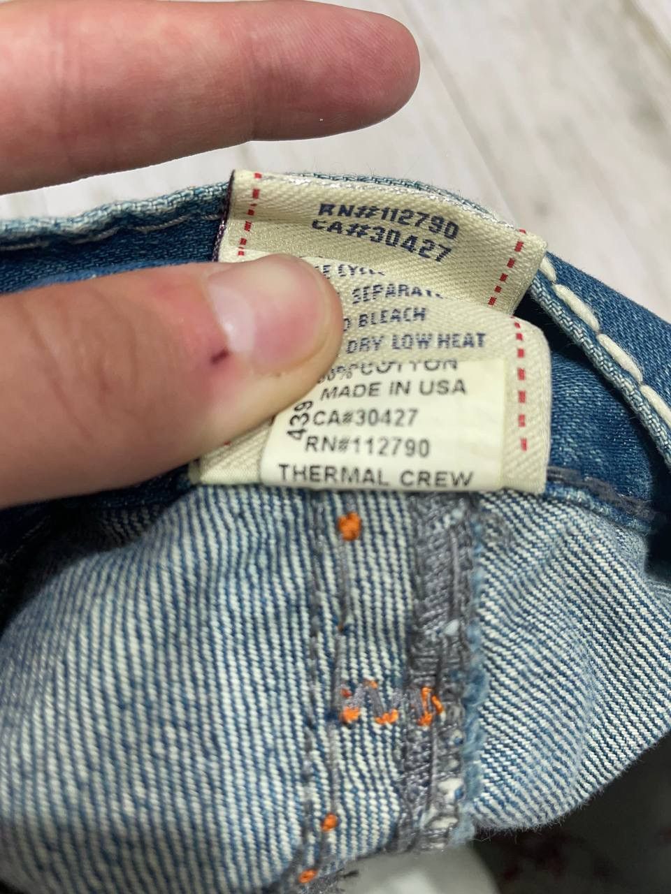 True Religion Vintage True Religion Bobby Super T Denim Jeans Y2K Size US 34 / EU 50 - 14 Thumbnail