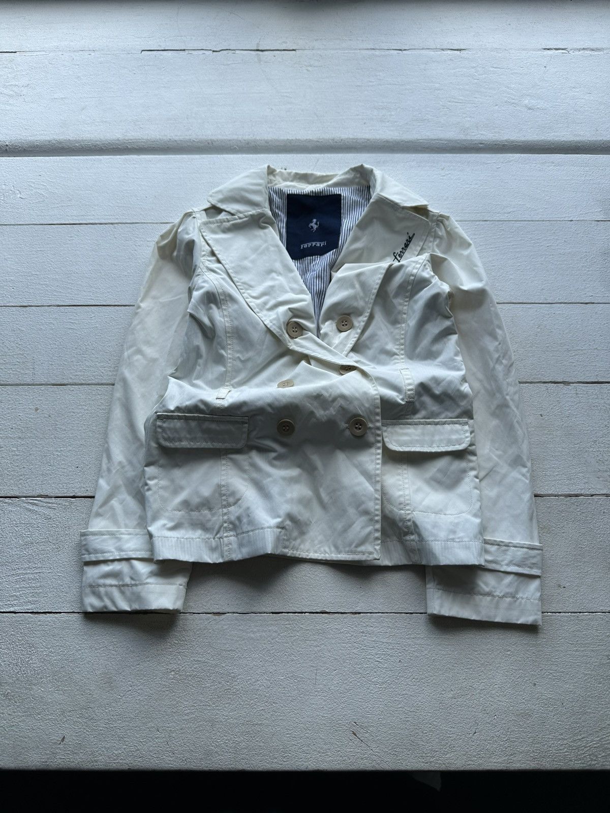 Ferrari × Vintage 🚨Y2K Rare Ferrari OFFICIAL PRODUCT Jacket blazer LUXURY CAR Size S / US 4 / IT 40 - 1 Thumbnail