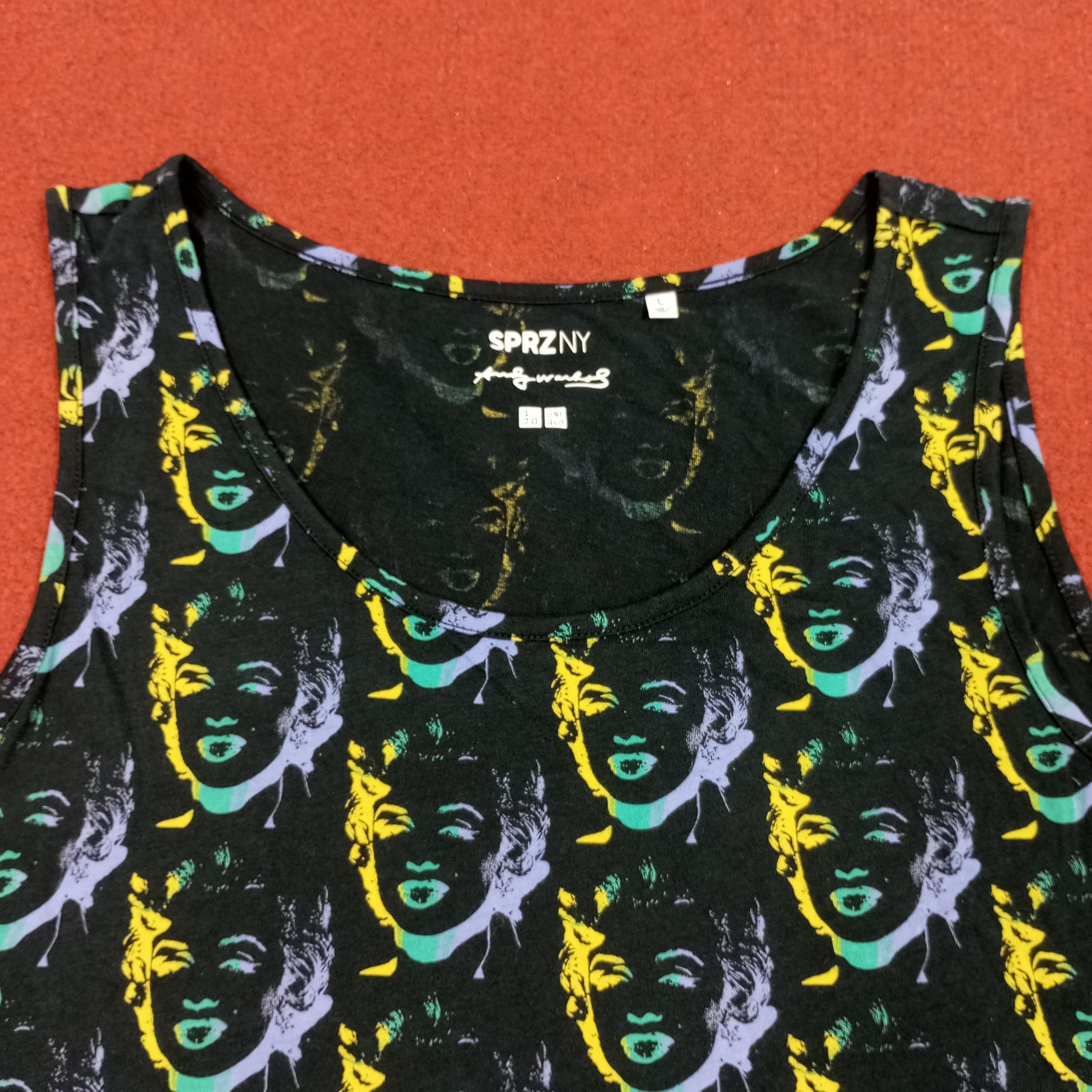 Andy Warhol × Japanese Brand × Uniqlo Andy Warhol X Uniqlo Japanese Brand Sleeveless Tshirt Size US S / EU 44-46 / 1 - 2 Thumbnail