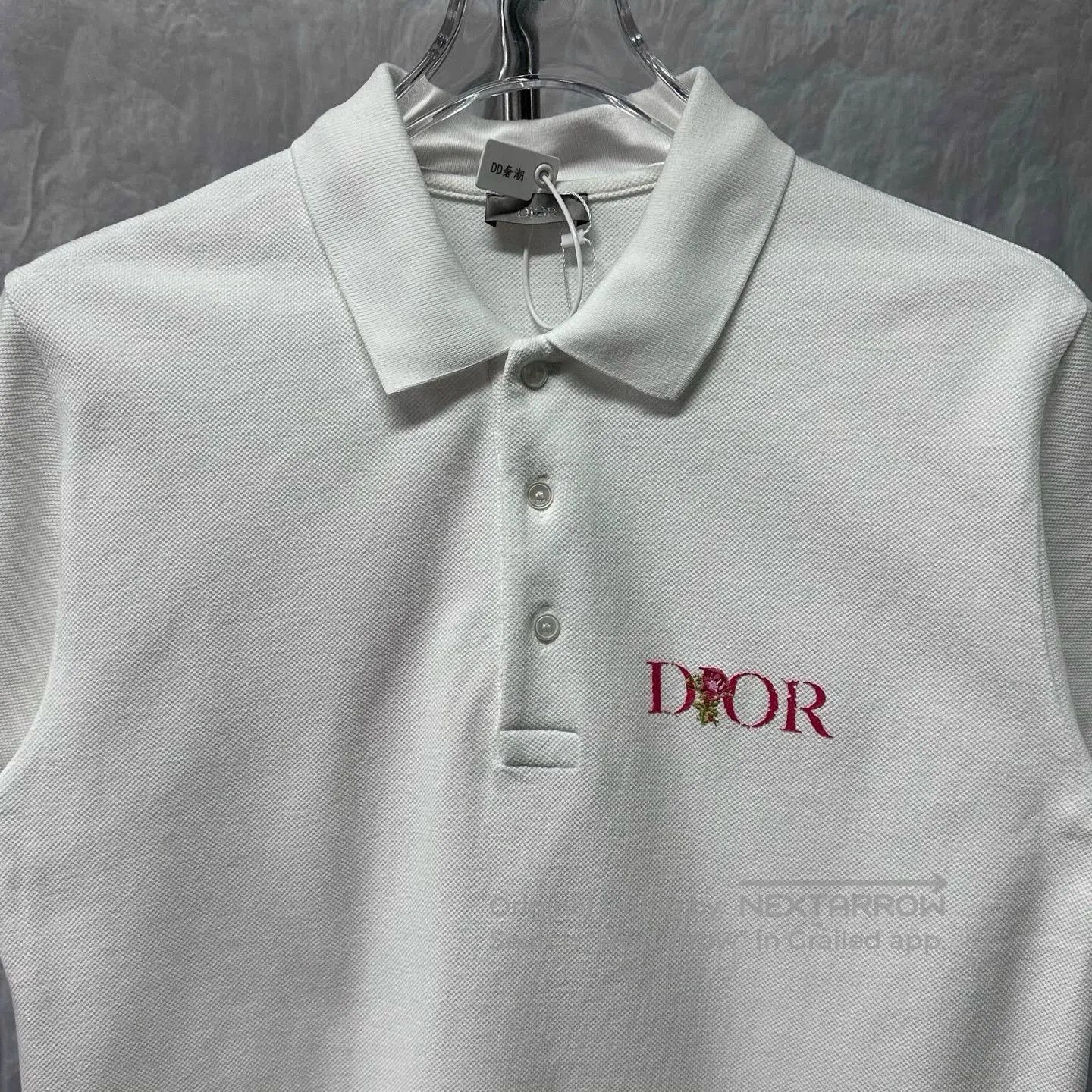 Dior Dior Rose Embroidery Polo Short Sleeve. Size US S / EU 44-46 / 1 - 2 Thumbnail