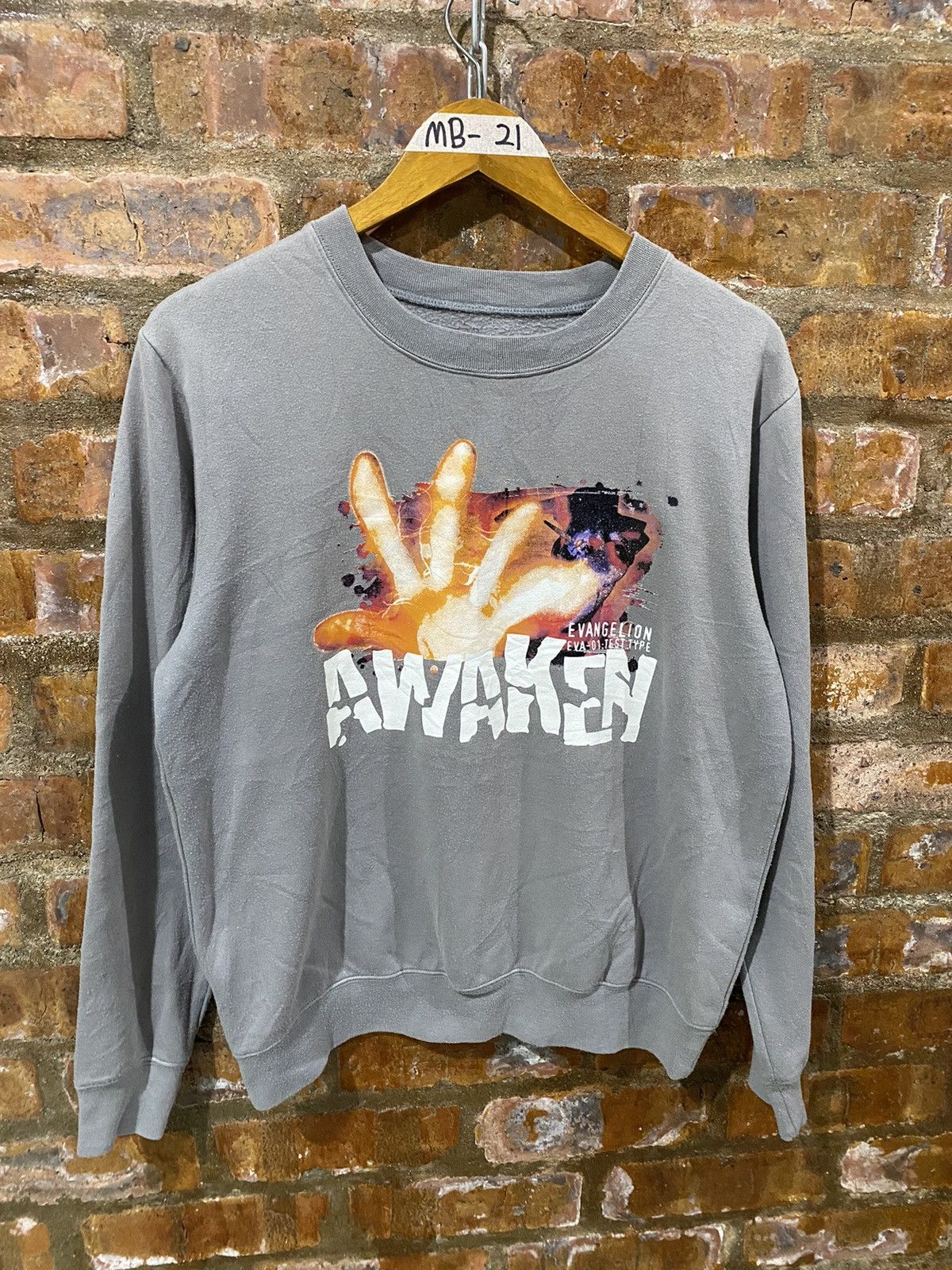Anime 🔥 Vtg Evangelion Neon Genesis Sega Size US M / EU 48-50 / 2 - 2 Thumbnail