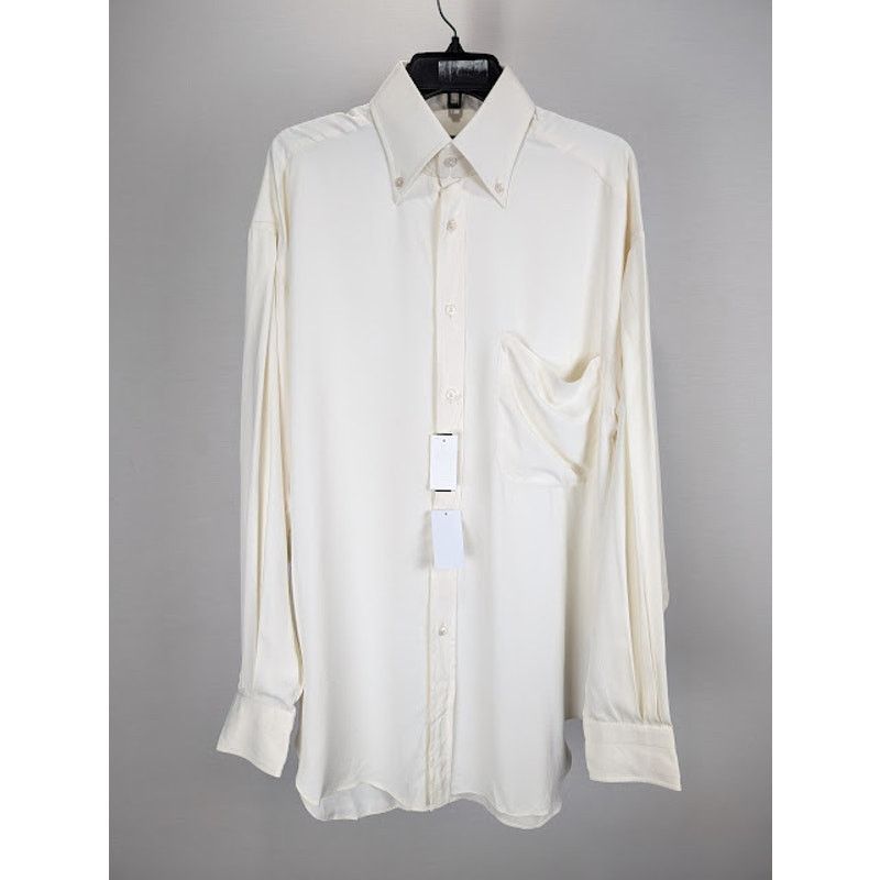 Tom Ford o1rshd1 Shirt in Off White Size US S / EU 44-46 / 1 - 1 Thumbnail