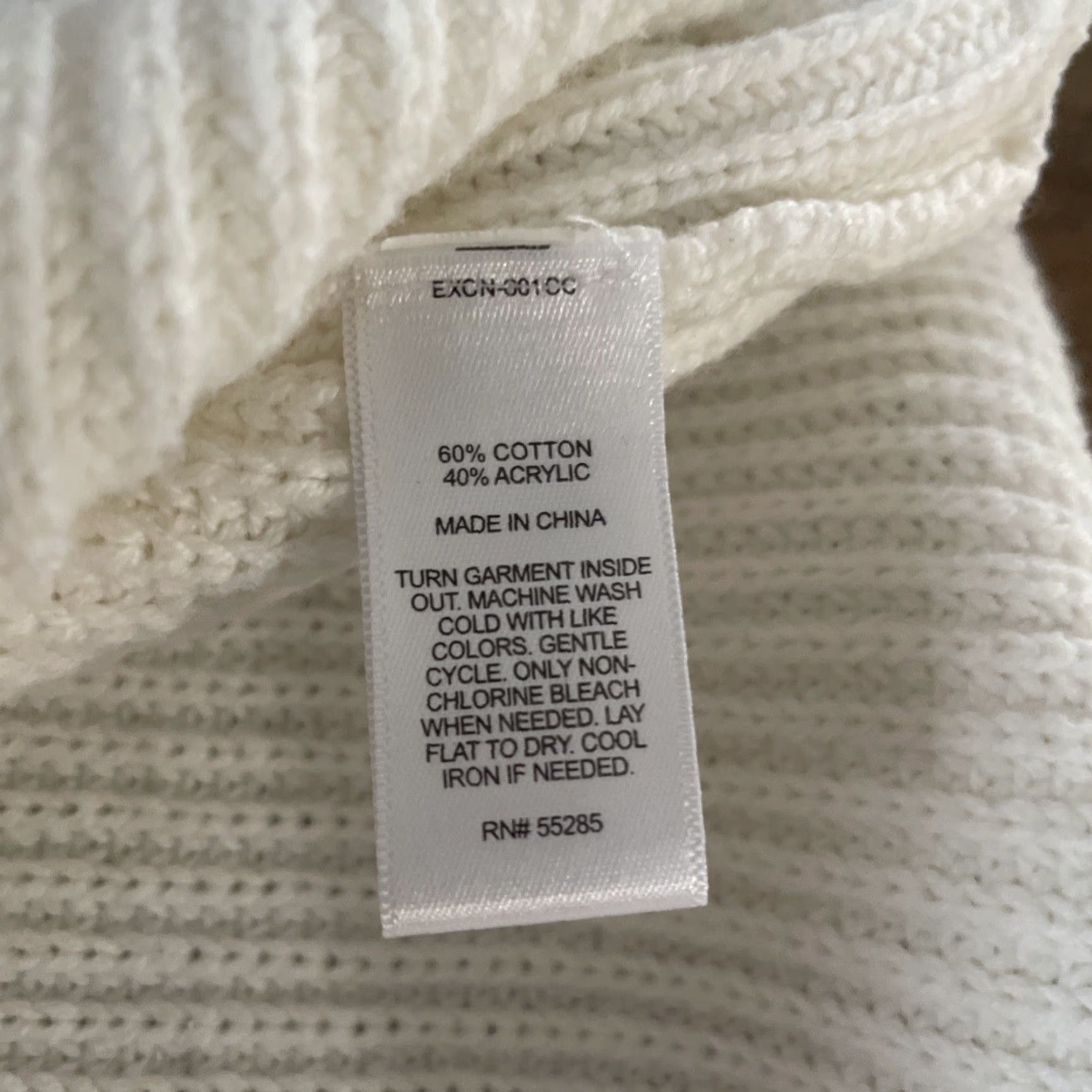 Express Express Womens Vest Sweater Knitted Full Zip Up V Neck Sleeveless Cream One Size Size ONE SIZE - 6 Thumbnail