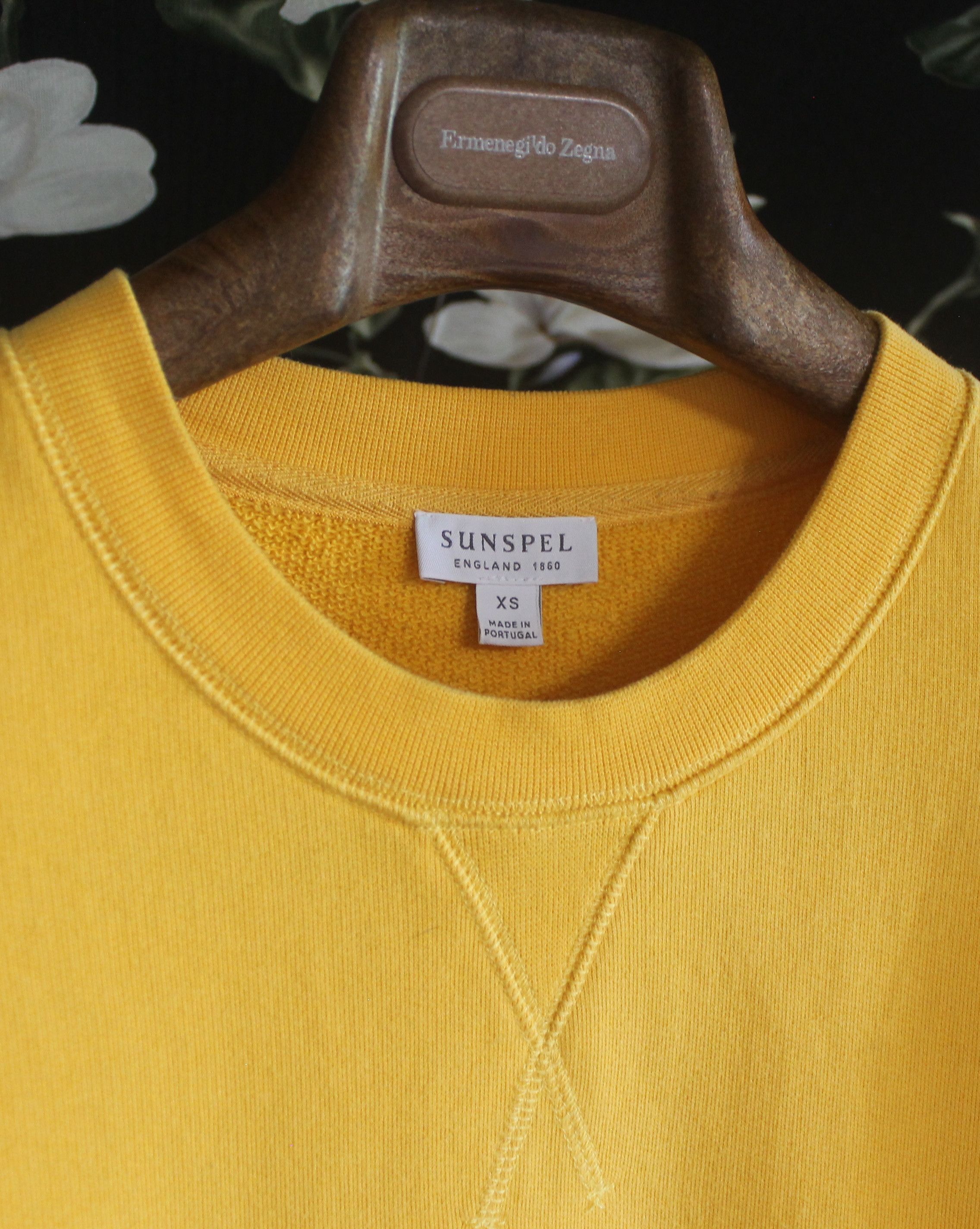 Sunspel Sunspel Yellow Sweatshirt Size US XS / EU 42 / 0 - 4 Thumbnail