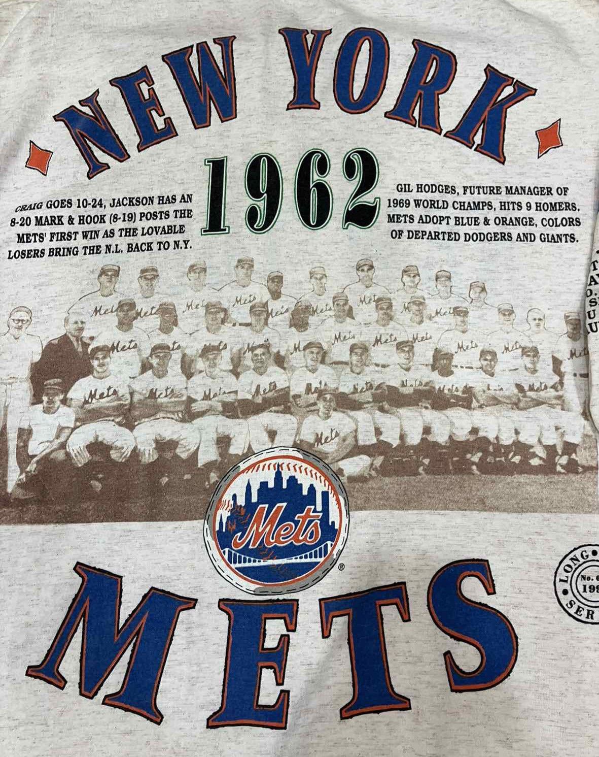 Vintage 90's New York Mets Size US XL / EU 56 / 4 - 9 Thumbnail