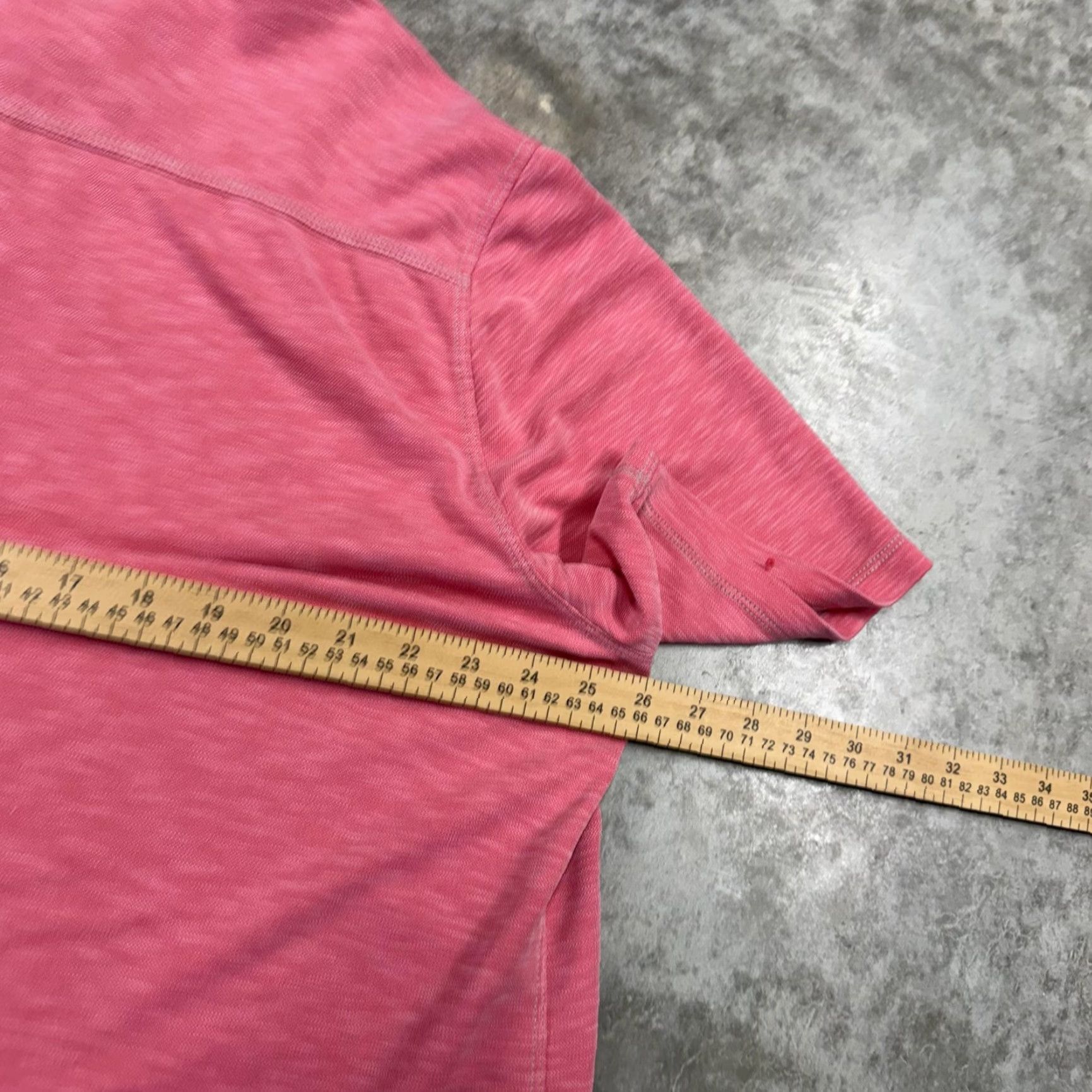 Tommy Bahama VINTAGE Tommy Bahama Polo Shirt Mens 2XL Pink Solid Jersey Knit Short Sleeve Casual Shirt Size US XXL / EU 58 / 5 - 6 Thumbnail
