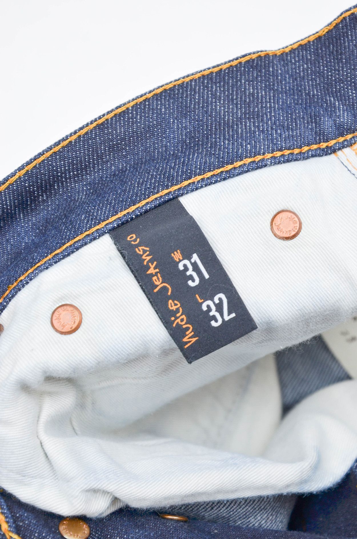 Nudie Jeans Nudie Jeans Co Grim Tim Slim Fit Denim Jeans W31 L32 Size US 31 - 8 Thumbnail