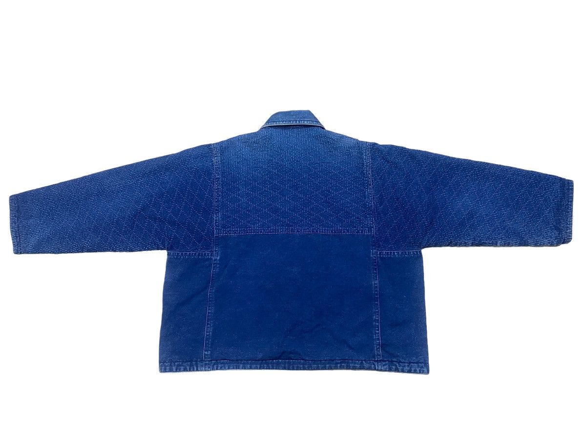 Issey Miyake 80s ISSEY MIYAKE Sashiko Kendo Denim Jacket Reversible Size US M / EU 48-50 / 2 - 3 Thumbnail