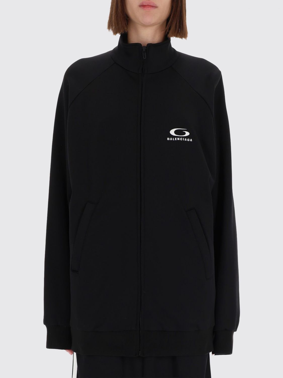 Balenciaga Balenciaga Sweatshirt Woman Black Size XS / US 0-2 / IT 36-38 - 1 Thumbnail