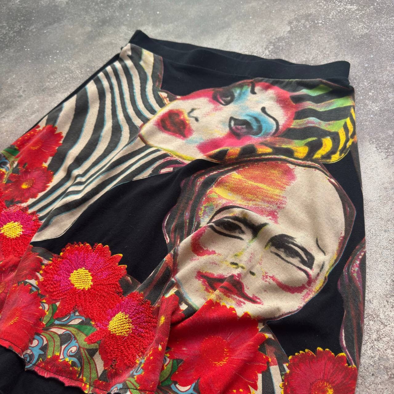 Hysteric Glamour Y2K Avant Garde Vintage JPG Gaultier Vibe Psycho Crazy Skirt Size 30" / US 8 / IT 44 - 6 Thumbnail