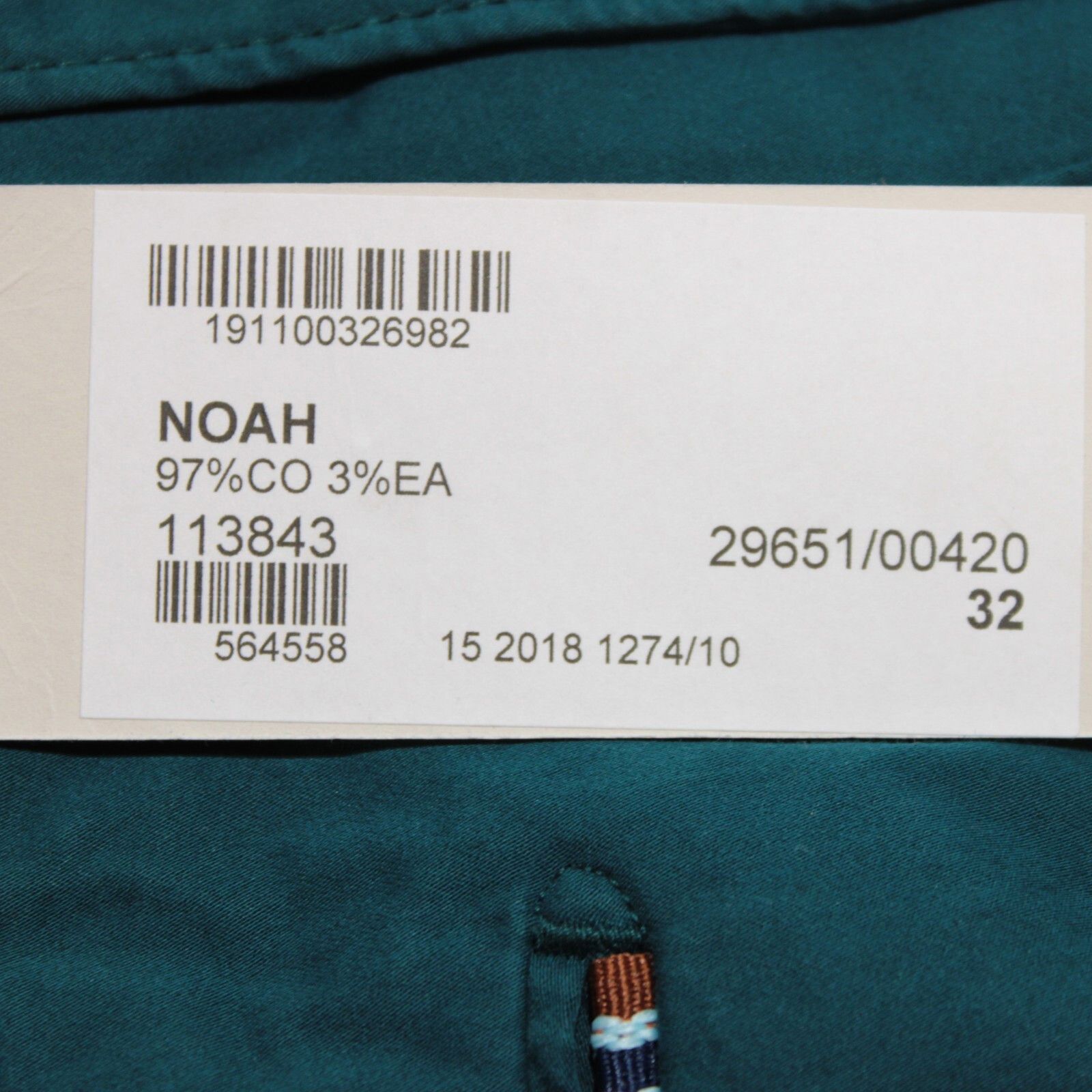 Zanella Zanella New with tags Chino Size 32 US In Blue Size US 32 / EU 48 - 4 Thumbnail