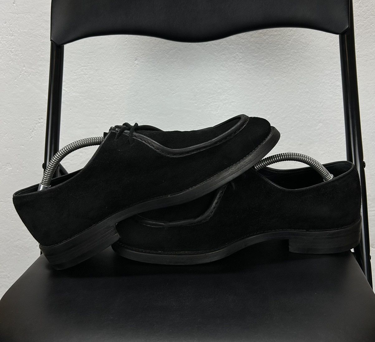 Giorgio Armani Giorgio Armani Vintage Leather Suede Shoes Black Size 41 Size US 8 / EU 41 - 5 Thumbnail