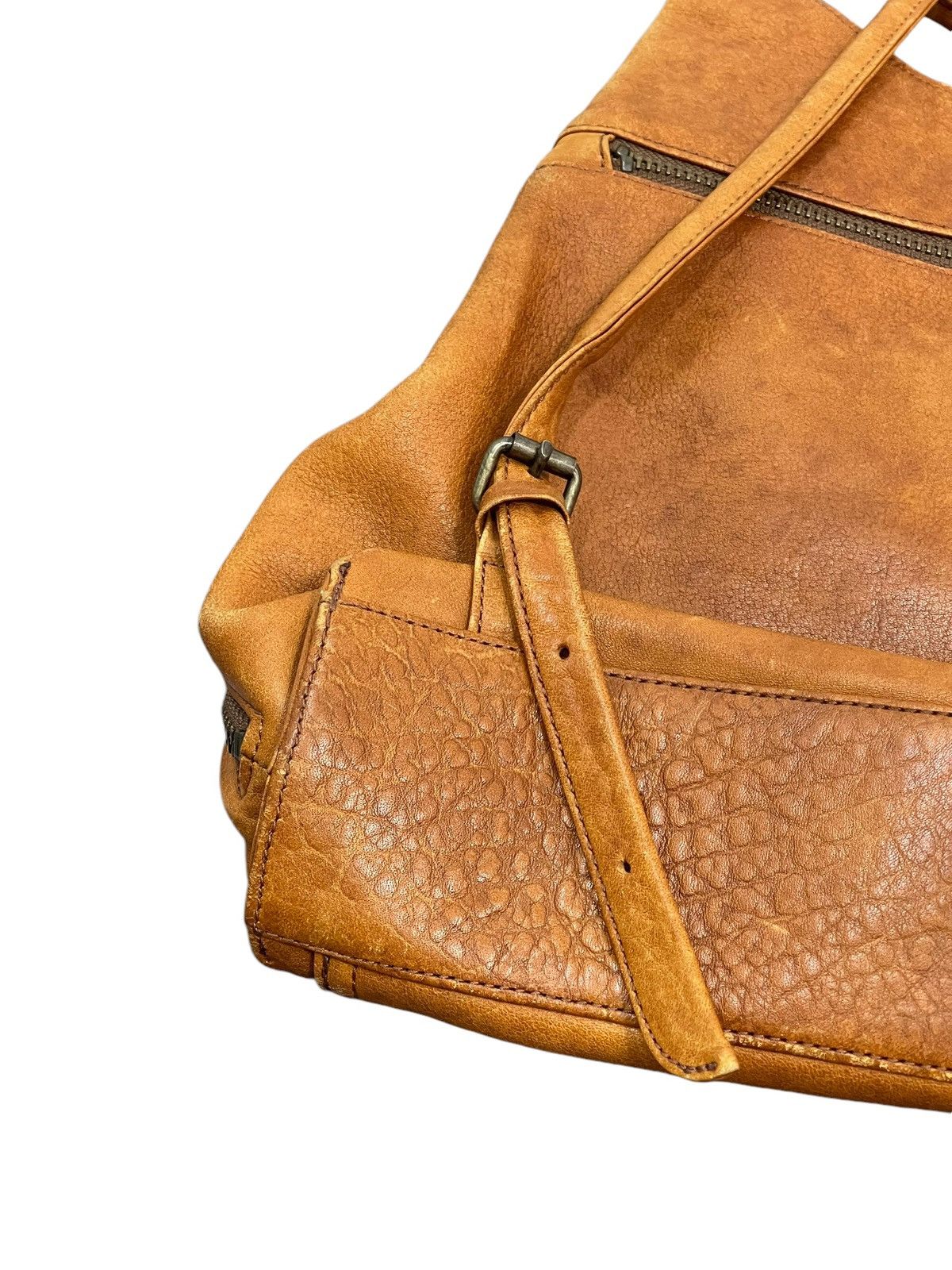 Japanese Brand Full Leather Vtg El Domain Backpack Bag 1🟩1 Size ONE SIZE - 11 Thumbnail