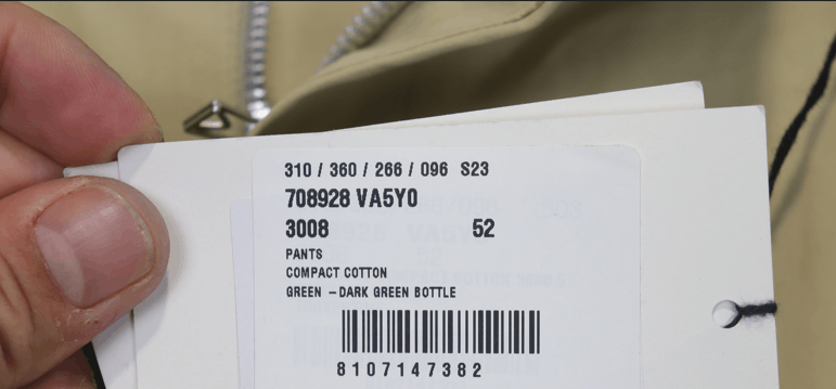 Bottega Veneta o1rshd11223 Adjust Back Stretch Pant in Beige / Travertine Size US 36 / EU 52 - 10 Thumbnail