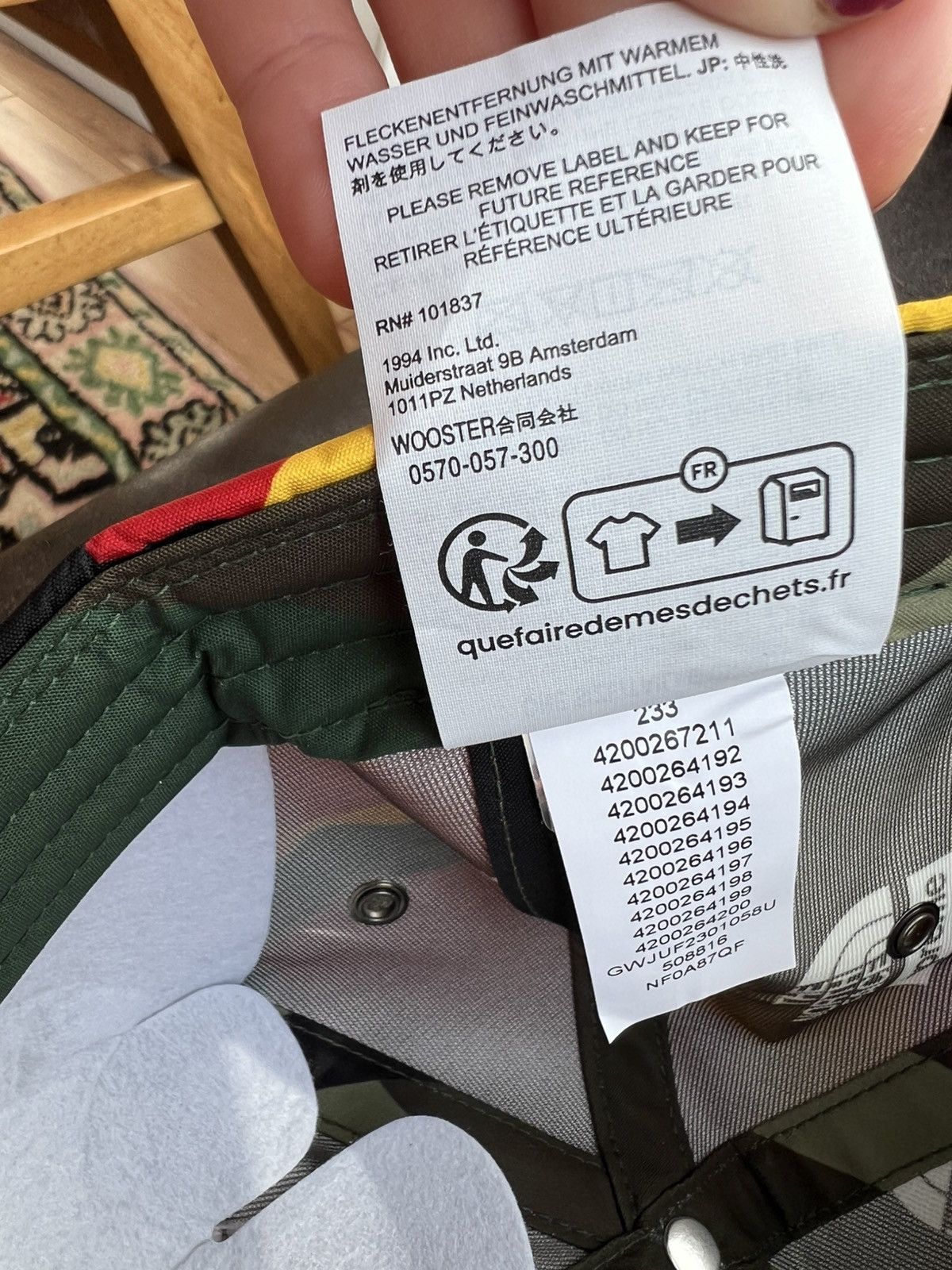 Supreme Supreme x The North Face Visor Hat Bicolor Military Pattern Size ONE SIZE - 12 Thumbnail