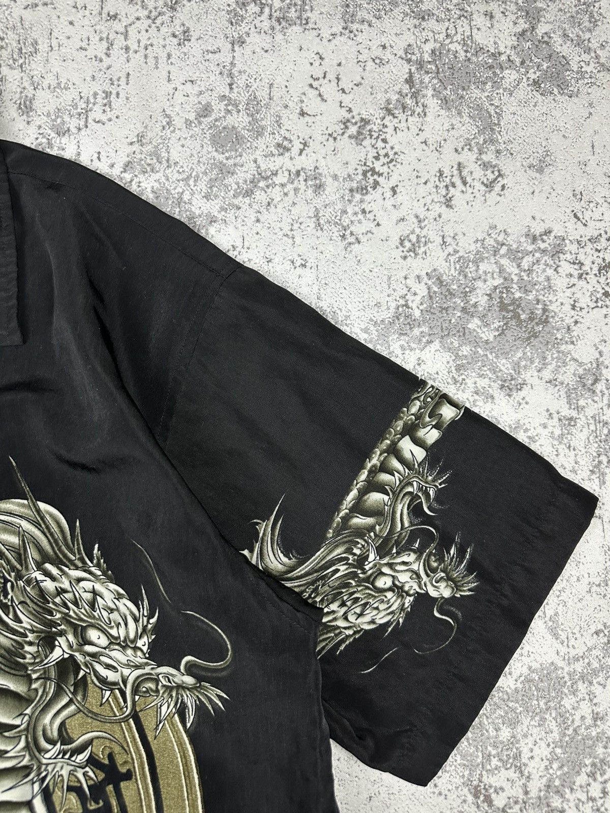 Japanese Brand Vintage Shirt Dragon Yin Yang Martial Arts Button-Up Size US M / EU 48-50 / 2 - 4 Thumbnail