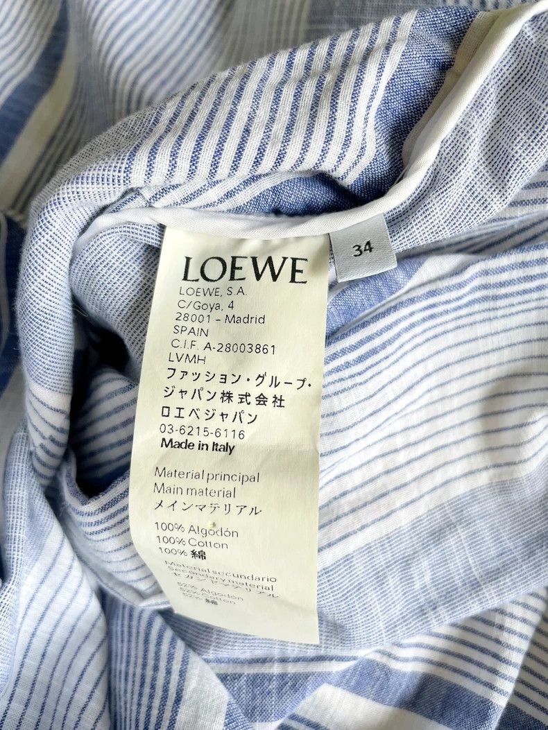 Loewe LOEWE Patchwork material shirt dress Size XXS / US 00 / IT 34 - 6 Thumbnail
