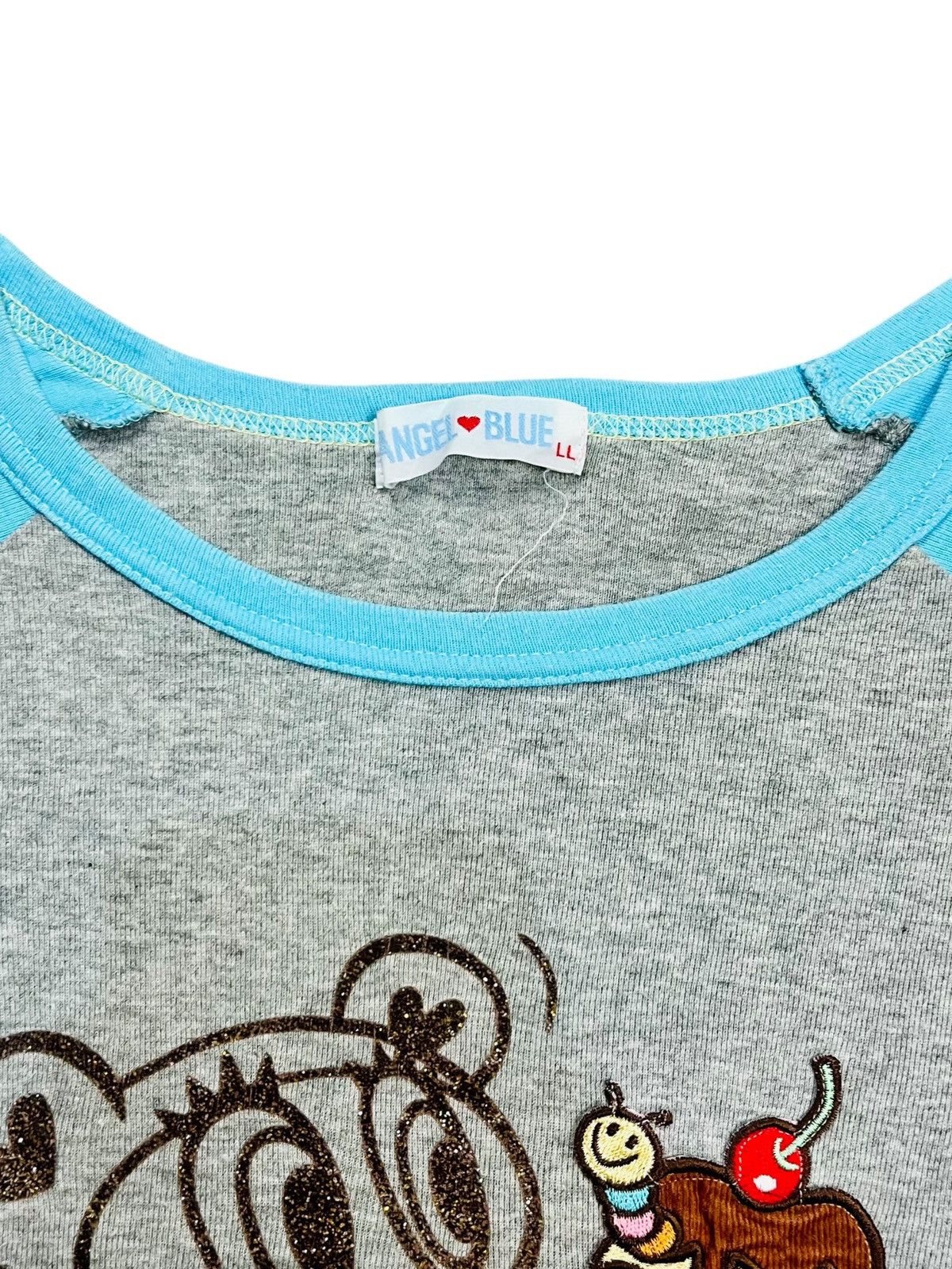 Angel Blue 2000s Angel Blue - Mascots & Cupcake Baby Tee Size M / US 6-8 / IT 42-44 - 6 Thumbnail