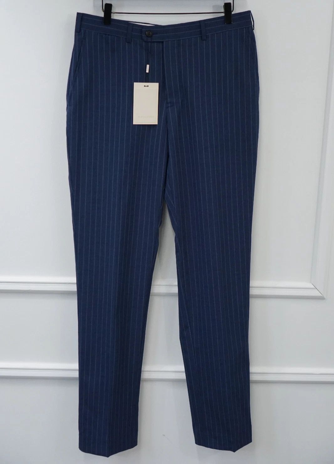 Suitsupply Men Suitsupply Pants Navy Blue Wool Sienna Size UK/US38 Size 38R - 1 Thumbnail