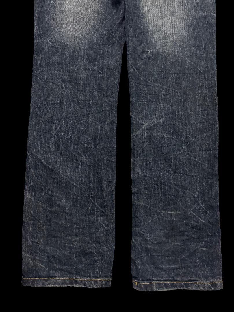 Seditionaries Insane Close Up 🇯🇵 Double Waist Distressed Mudwash Dark Jeans Size US 30 / EU 46 - 21 Thumbnail