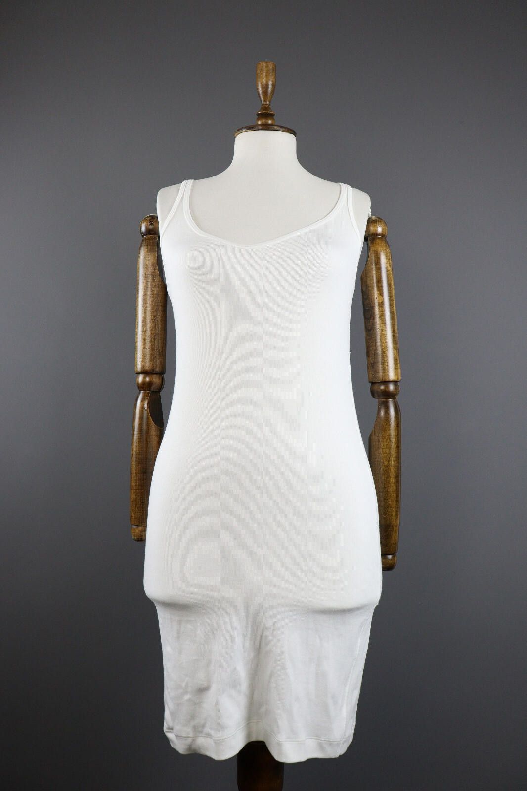Designer Ladies Marc Cain White Sports Strap Tank Top Dress Size 3 Size M / US 6-8 / IT 42-44 - 1 Thumbnail