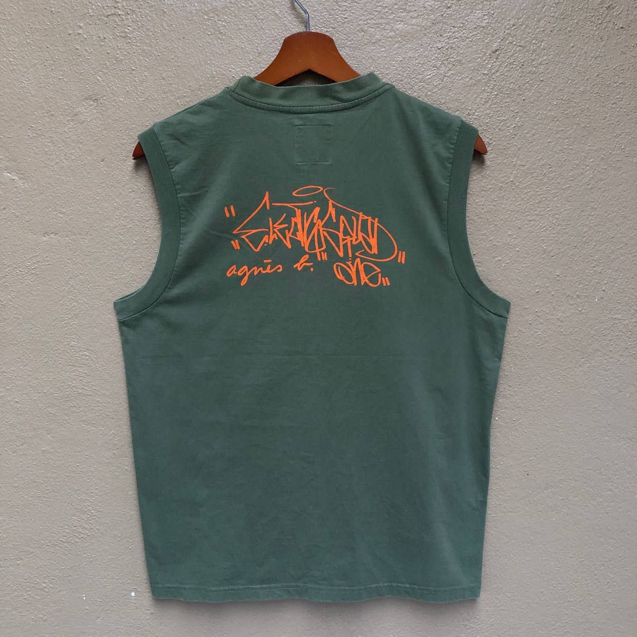 agnes b. 🔥Rare Vintage Y2K Agnes B. x Hiphop Sleeveless Tshirt Size US M / EU 48-50 / 2 - 2 Thumbnail
