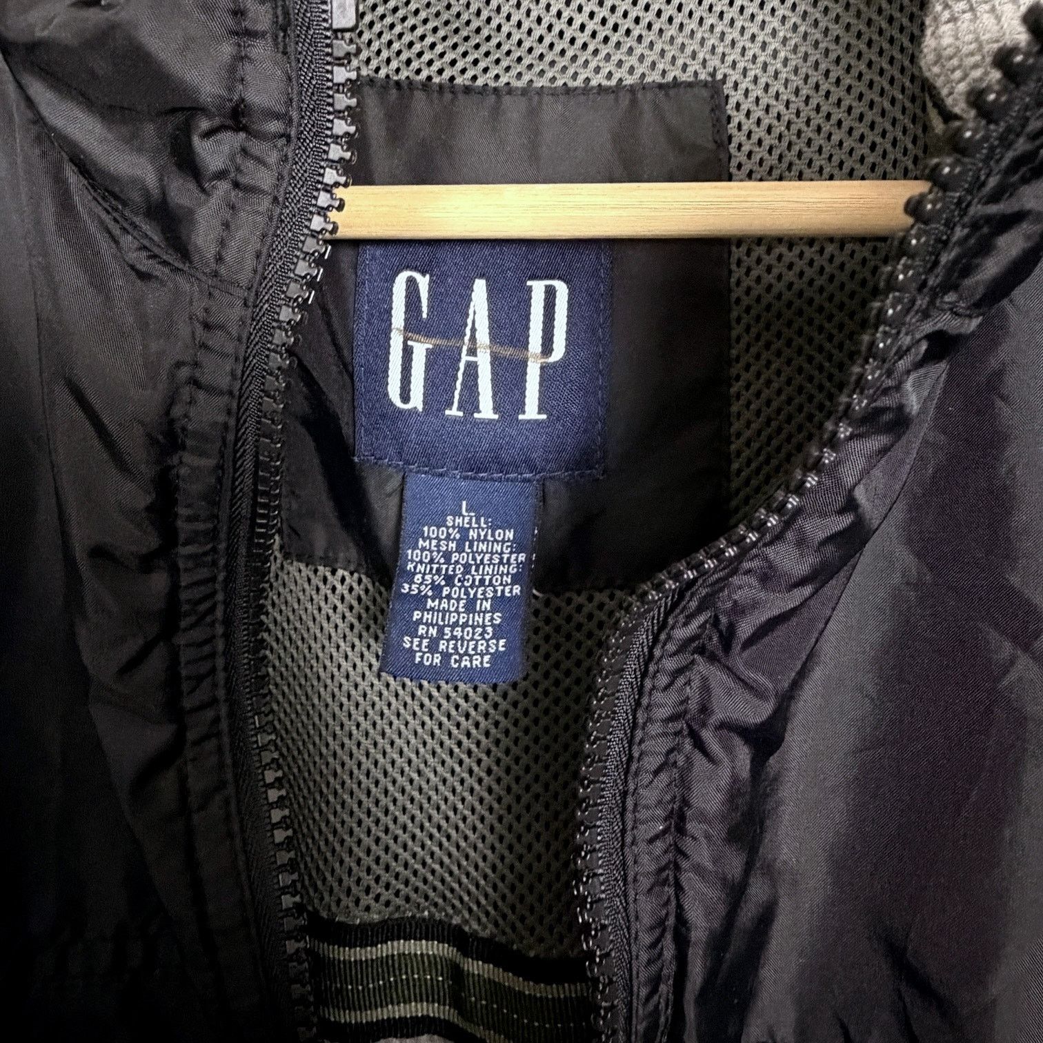 Gap Vintage 90s Y2K Gap Full Zip Up Lined Vest Tactical Men's L Size US L / EU 52-54 / 3 - 5 Thumbnail