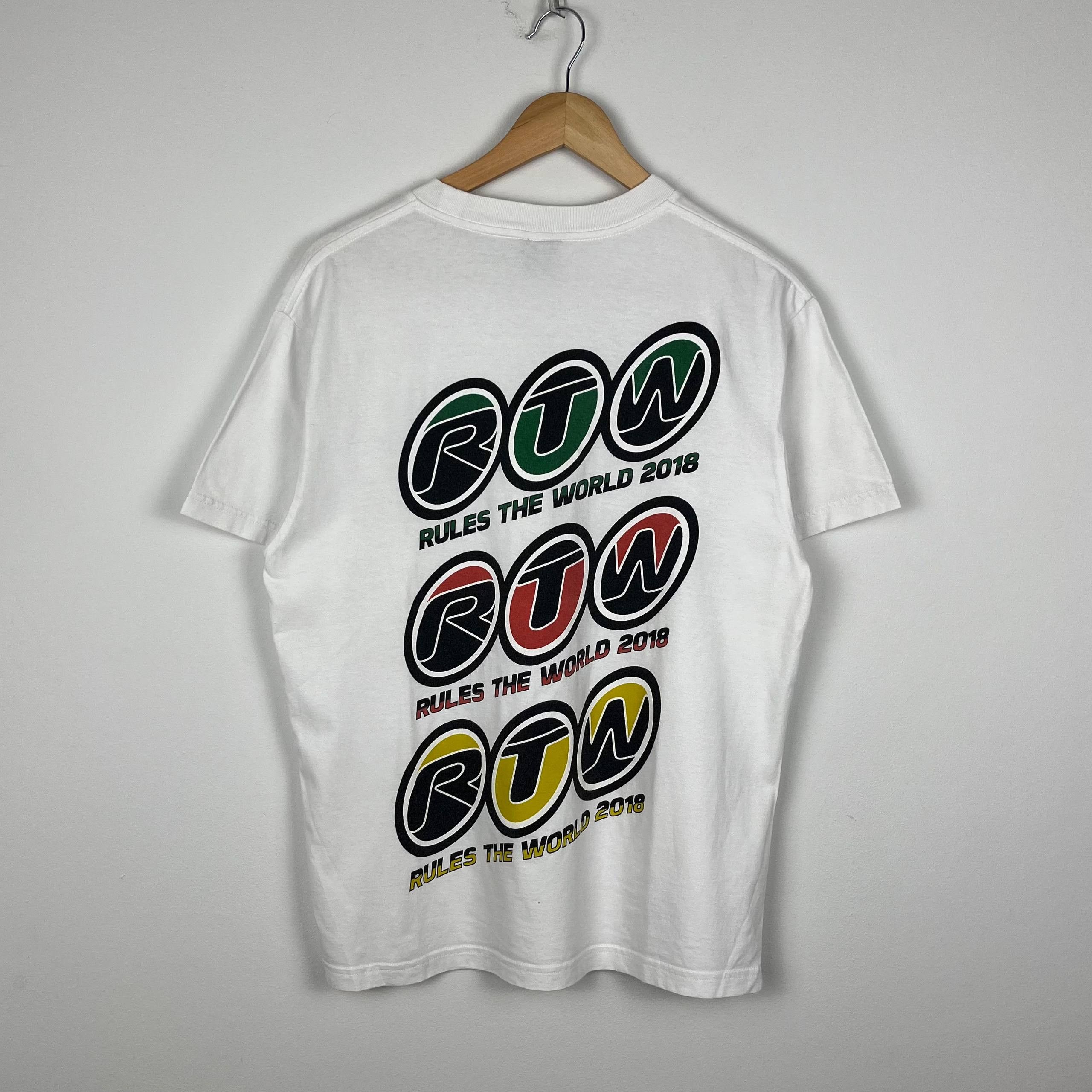 Corteiz × Supreme Supreme Corteiz Rules The World Tee | Grailed