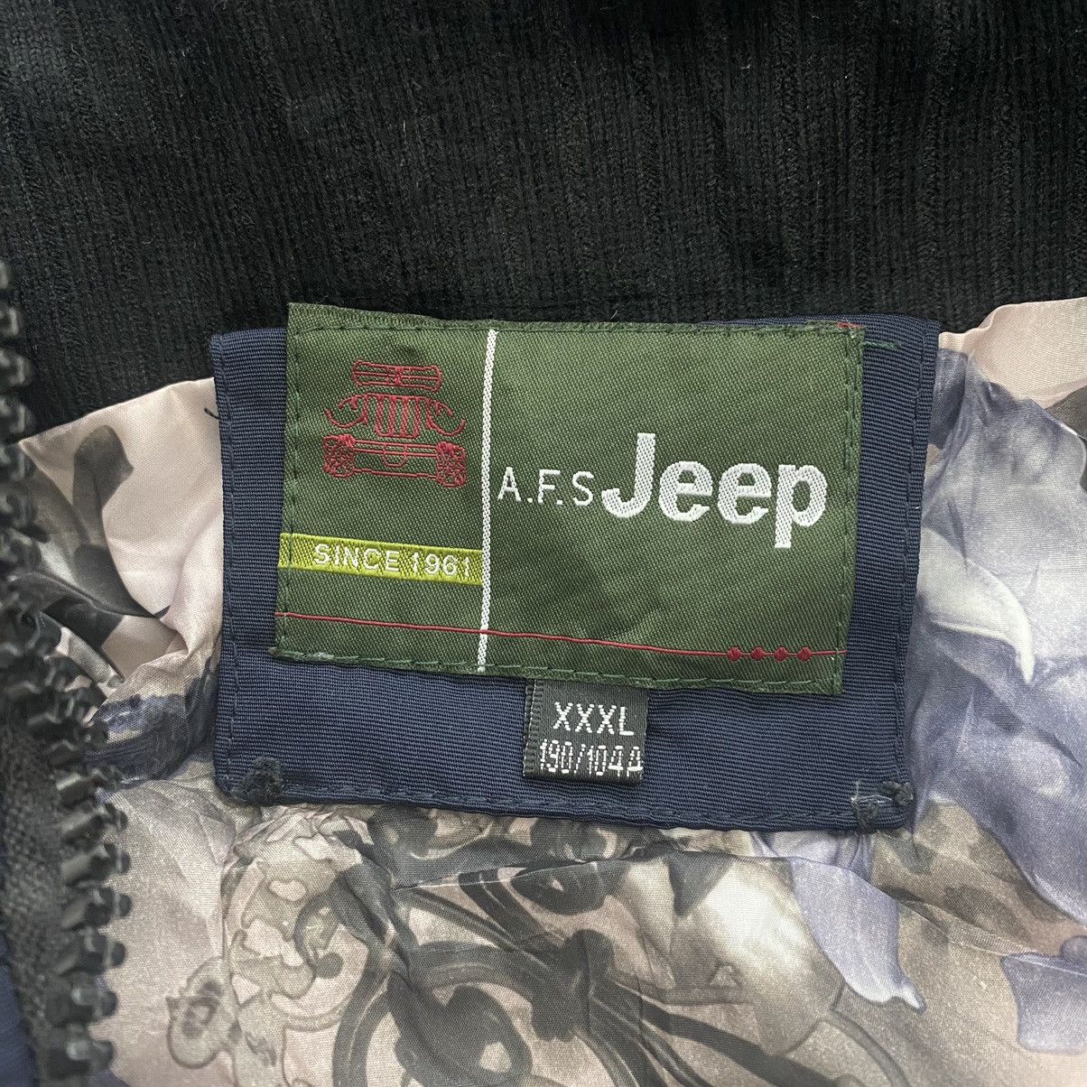 Jeep A.F.S JEEP Overprint Flower Hooded Puffer Coat Jacket Size US XXL / EU 58 / 5 - 7 Thumbnail