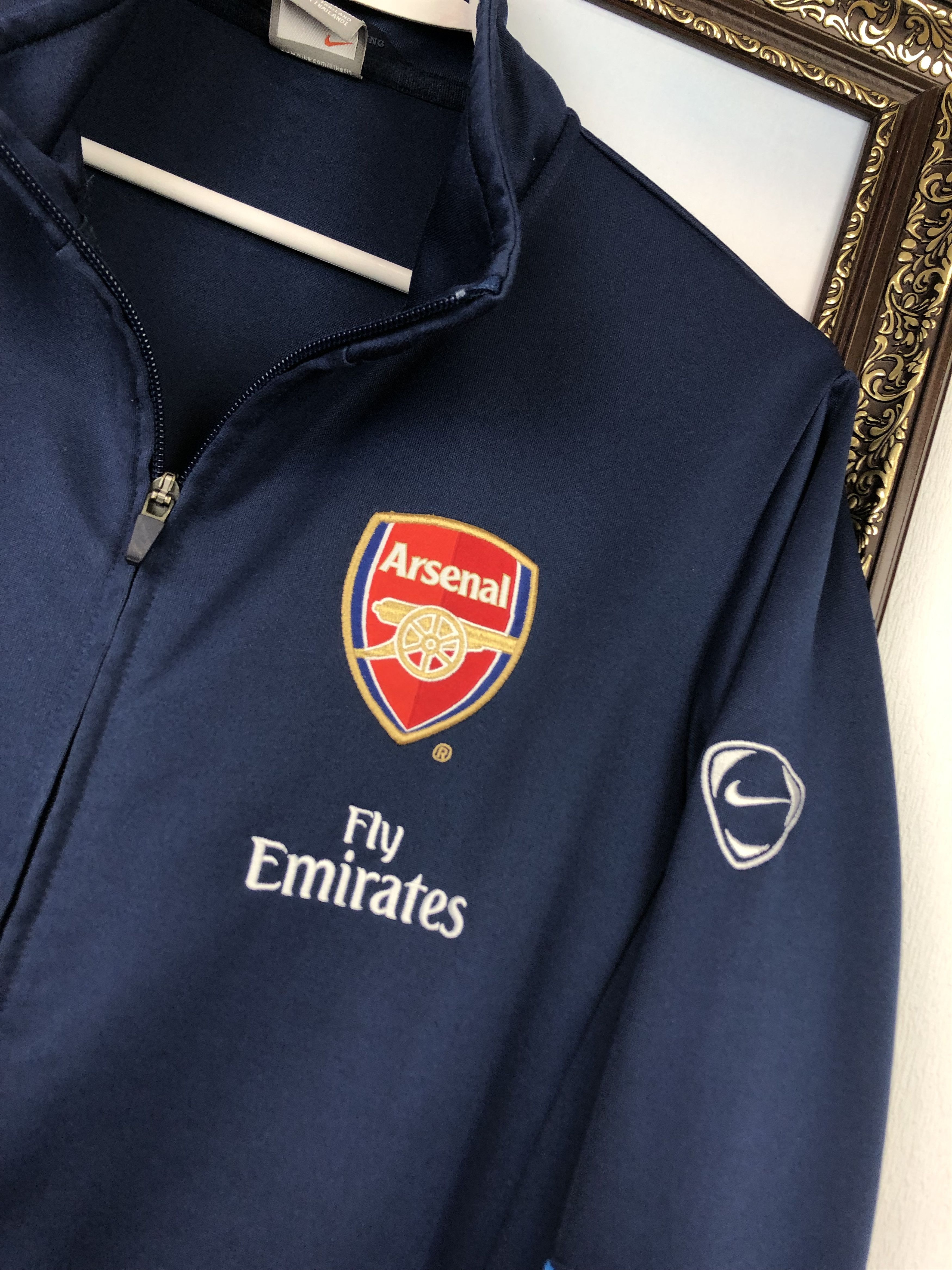 Nike Vintage Arsenal Football Jacket Soccer Track Top Gunners Size US M / EU 48-50 / 2 - 3 Thumbnail