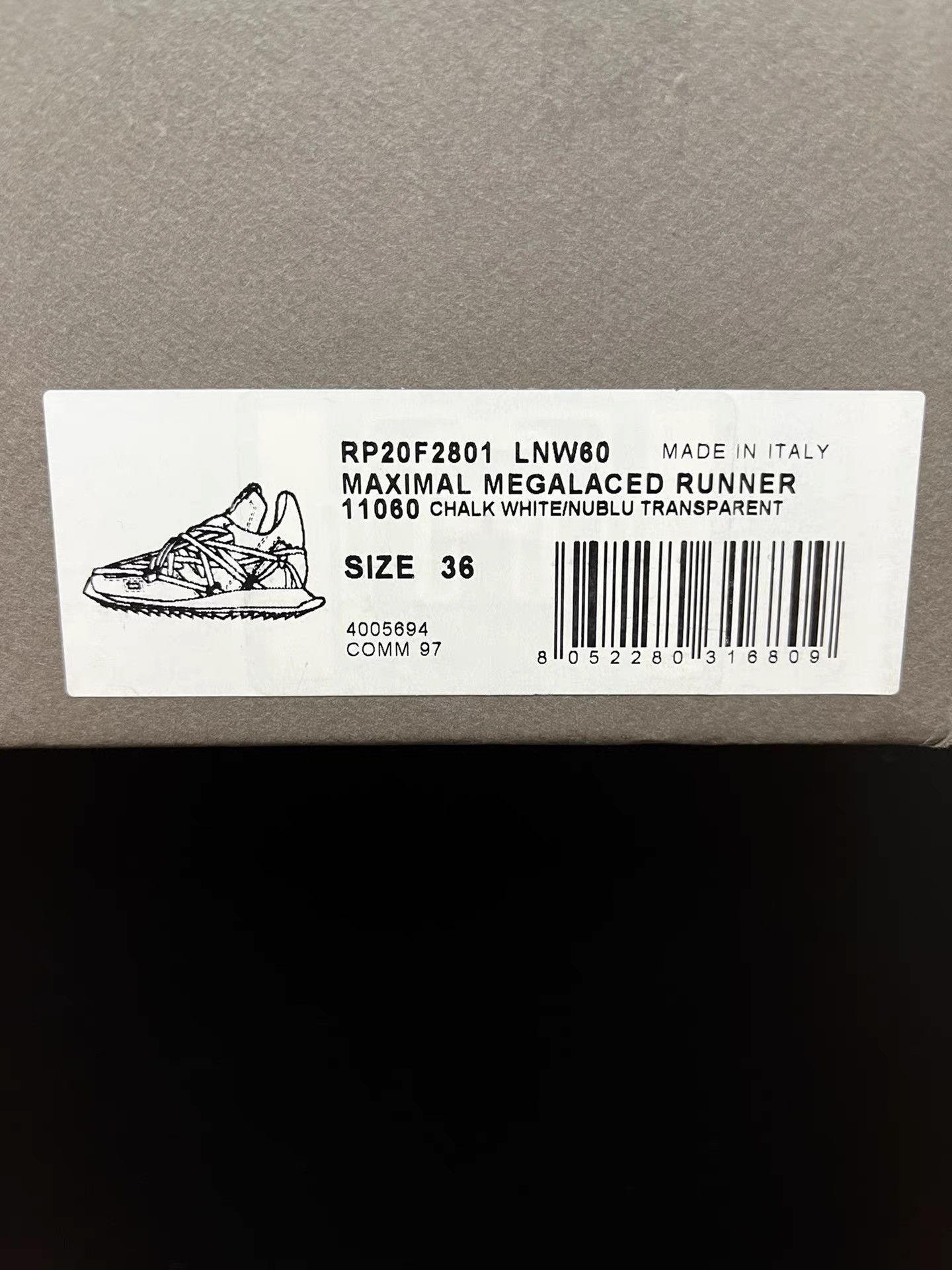 Rick Owens Rick Owens Jumbo Laced Mummy Low-Top Tractor Shoes K34 Size US 6 / IT 36 - 6 Thumbnail