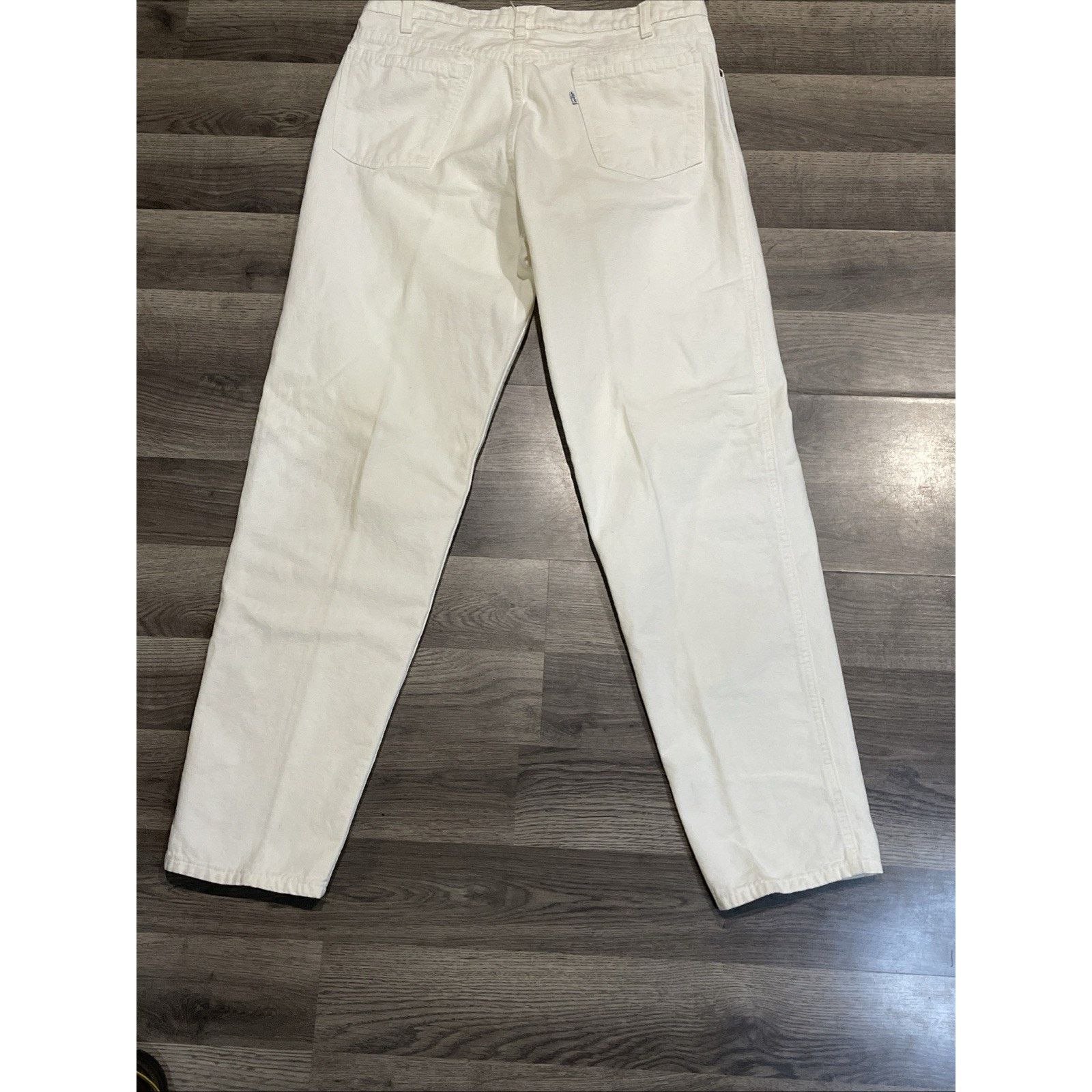 Levi's Vintage 1960s White W/White Tab Levi Strauss Jeans 34x32 Size US 34 / EU 50 - 14 Thumbnail